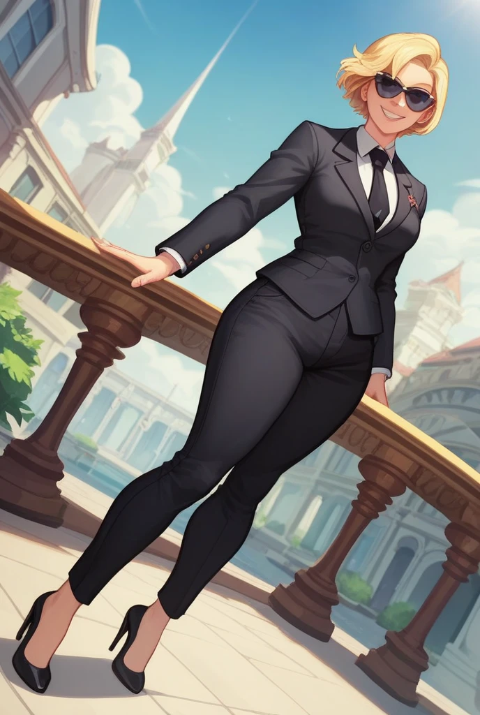 (masterpiece, best quality:1.2), 1girl, solo,Create a detailed illustration of Natalie Sancoeur from 'Miraculous Ladybug.' She is depicted in her usual professional attire, with a stern and composed expression. The background should be set in the Agreste mansion, showcasing elements like elegant furniture and a grand staircase, reflecting the opulent setting. Emphasize her poised and meticulous nature, highlighting her distinctive glasses and neatly tied hair. The overall mood should be serious and sophisticated, capturing her role as a competent and loyal assistant.a very muscular female bodybuilder, extremely detailed, athletic body, red inner  and , dynamic pose, artistic lighting, dramatic shadows, cinematic composition, photorealistic, high contrast, vivid colors, 8k, hyper detailed