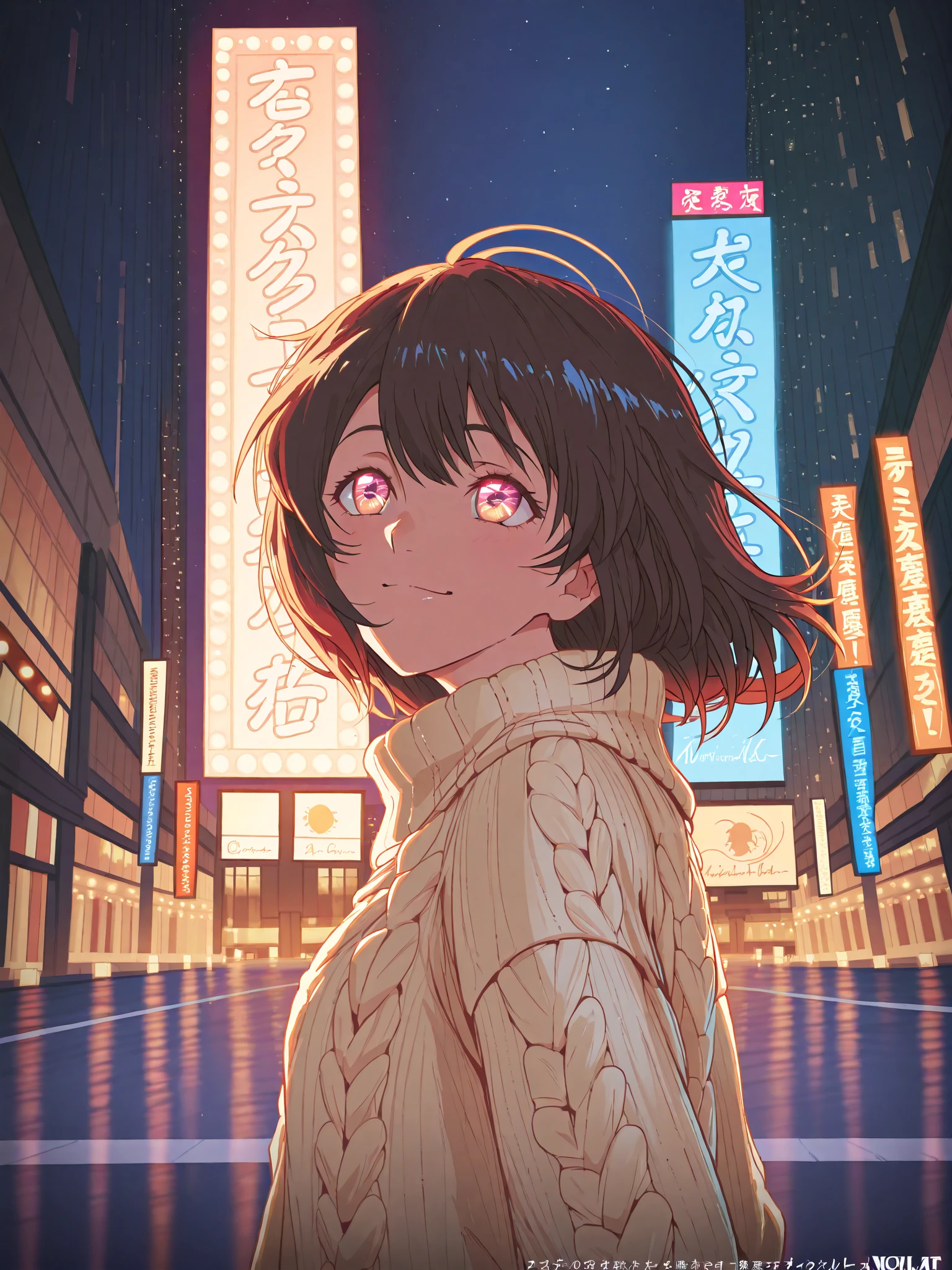 tmasterpiece，best qualtiy，very high res，cinematic Film still from，1girll，Cloud Girl，Floating in the sky，closeup ，brightly，cheerfulness，Warm and soft lighting，the sunset，sparkler，（spark of light：0.7）Positive light，A brown-haired，grin，adolable，Looming body lines，Appropriately sized ，Happy hugs，quadratic element，japanese manga，Makoto Shinkai's masterpiece，A slightly farther perspective，grey sweatshirt，Single girl