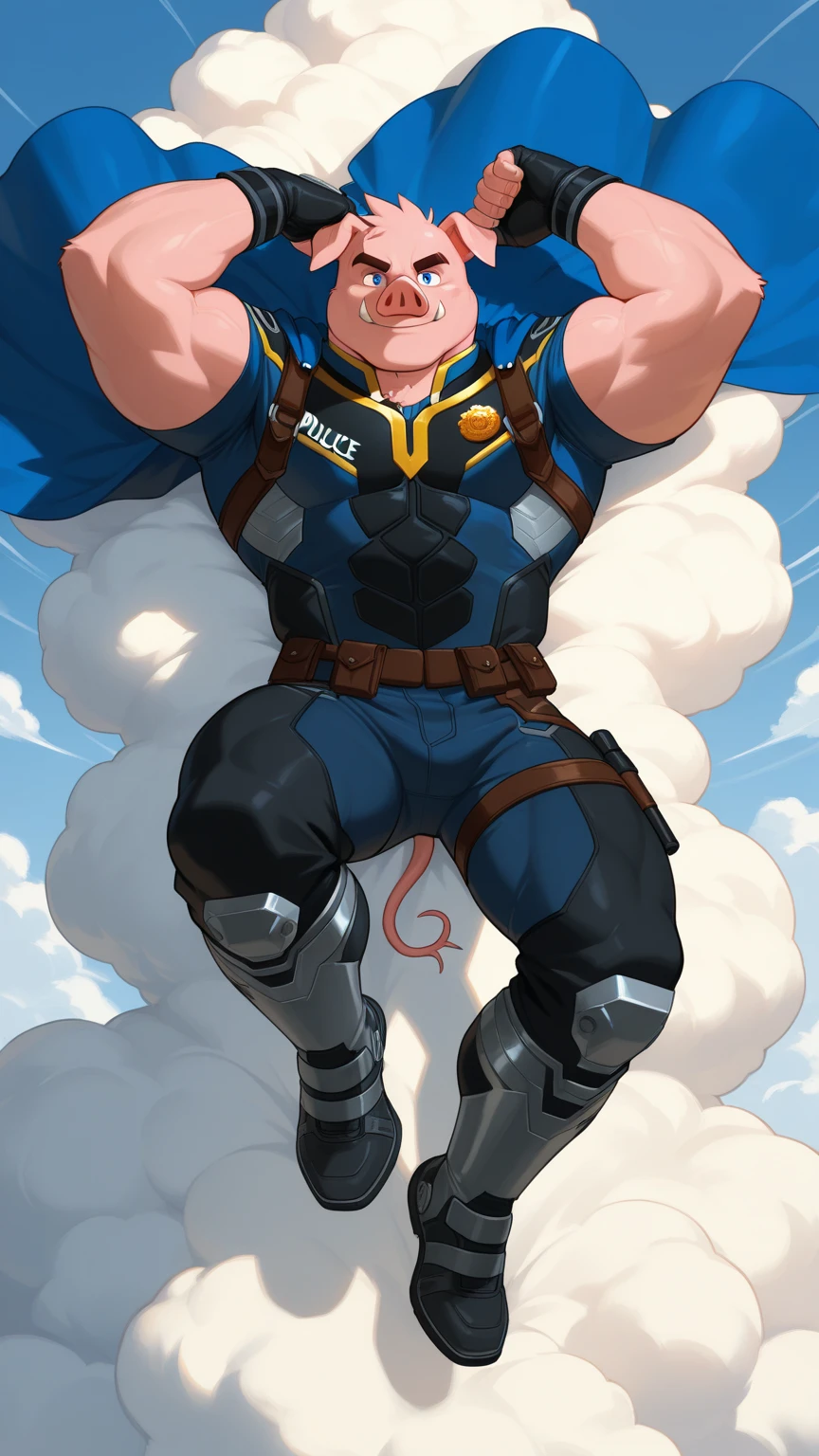 yohack, solo, canid, mammal, white body, white fur, blue eyes, band-aid, jumpsuit, superhero, handwear, scouter, smile, blep, one eye closed, stocky, overweight, (on back, lying on bed, on bed:1.2), inside, high-angle view, by milkytiger1145, by 96panda, hot body hot belly. Show bear your huge . I wanna cook you  Drencheds . I sucked you big  Drencheds . I want to hug your big belly. Show you  Drencheds . Please show me your huge  Drencheds  🍆 