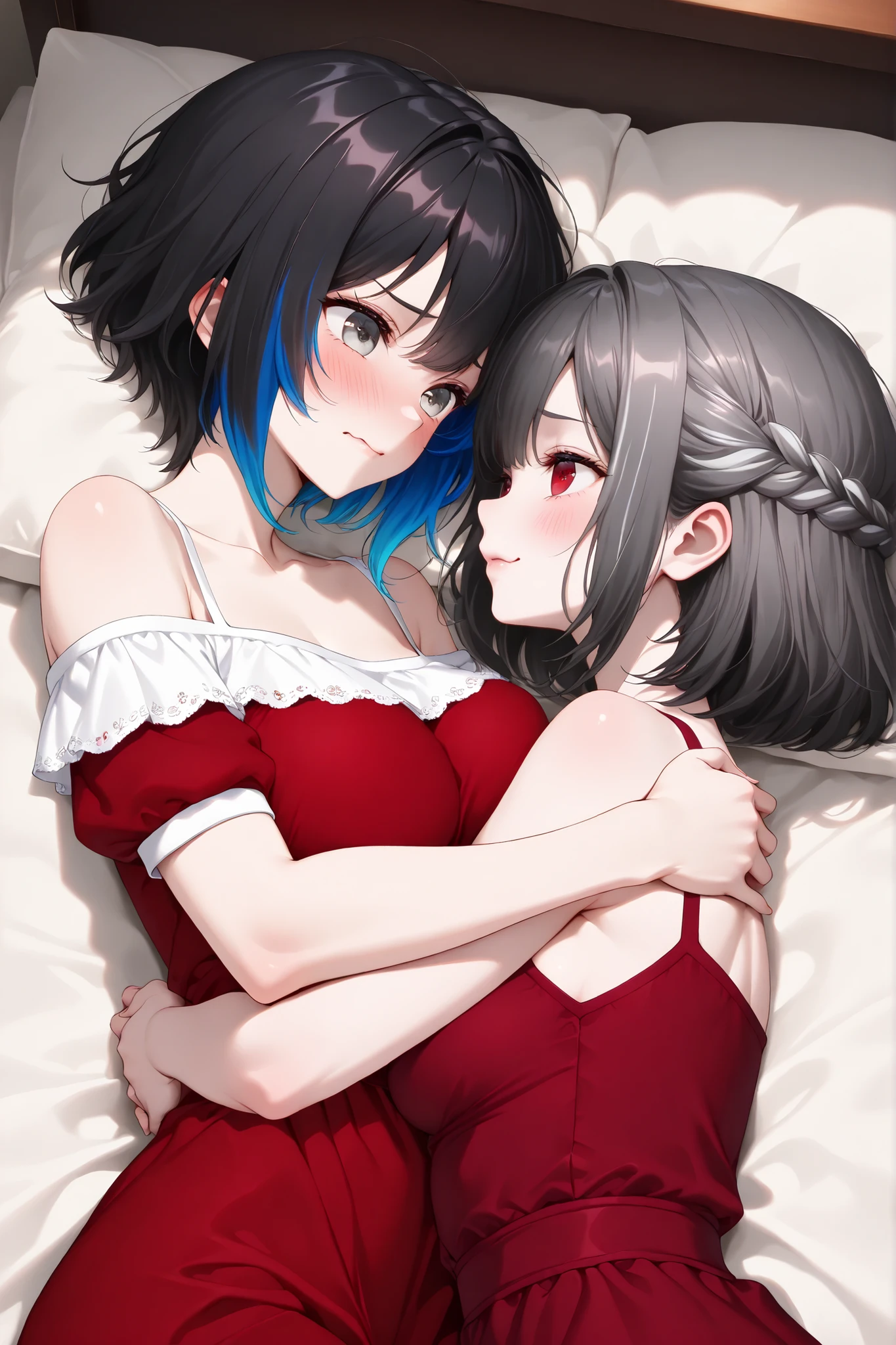 Selfie, full body, Katara, mirror bed phone selfie, , katara masterpiece, best quality, 1girl, , katara, selfie in full mirror , toned, dark skin, braid, jewelry, , small breasts, in bed, , looking at viewer innocently, blushing sexy excited expression, , sporty white thigh high socks, , red spanked butt cheeks, spanked, red bum, , round ass, sunshine,  comic, , no  (blue eyes:0.6), necklace