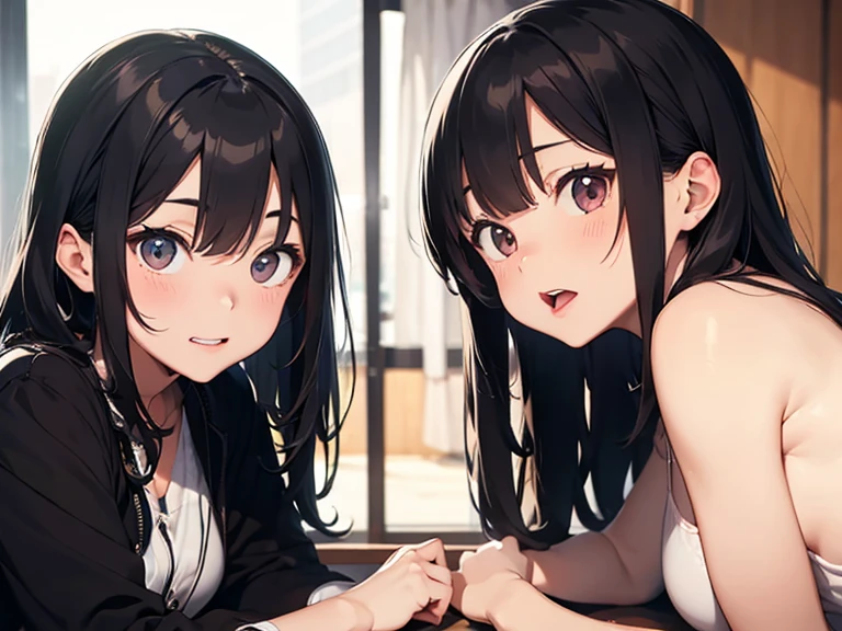 ((Highest quality)), ((masterpiece)), (detailed),Perfect Face,Strong light from the front,With front light,Group of nurses showing their ????????? in hospital beds,