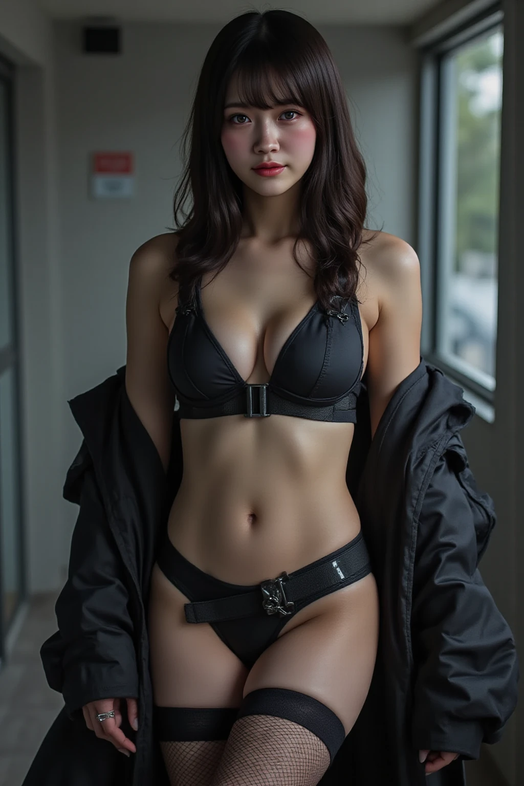 Dark and torn, 1 Beautiful muscular body of a young woman, Intense expression, He has a gun, (The color of your clothes, warm, orange, yellow, violet:1.3), Standing in a desolate wasteland, Dramatic lighting, Intense Shadows, Texture Arenosa, High contrast, Bright colors, Dynamic pose, Strong posture, Rough background, Explosive atmosphere, Dystopia Theme, Surreal elements, Digitally drawn illustrations, High resolution, Intricate details, Dramatic composition, Avant-garde and chaotic brushwork, Gothic style, Intense emotions, Epic Scale, born々Rough and gritty, A fascinating and provocative work of art..