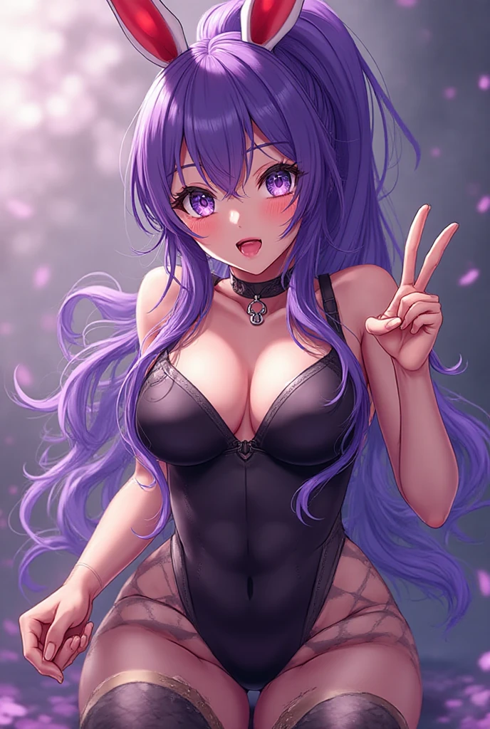 1 woman, mature, busty, beautiful, tall, attractive, , ((Long hair))((pink and purple hair)), ((violet eyes))((purple nails)), ((Woman wear black dress, black choker)), ((living room, sitting on sofa)), looking at viewer, angry, crossing legs, 8k, masterpiece, ray tracing