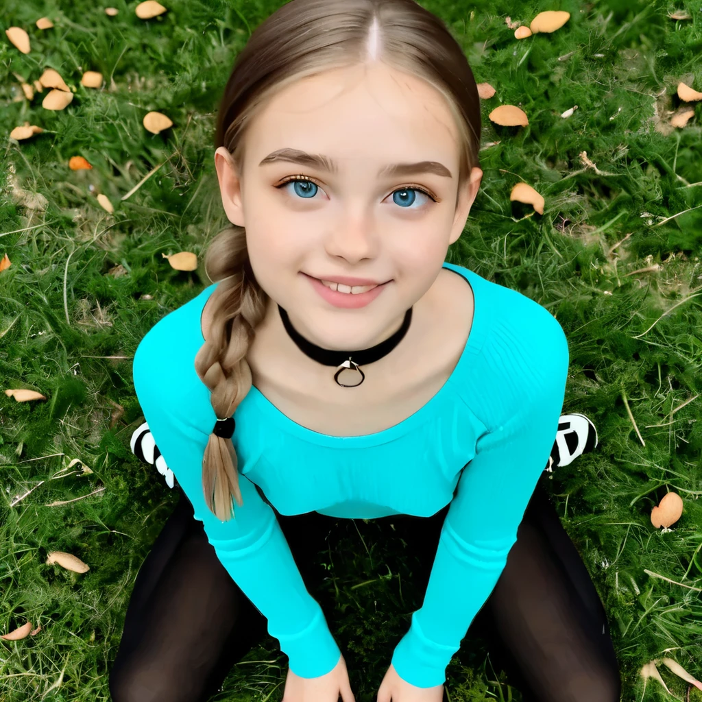 feet_out,Drawing of a young girl ,feet_out,chest_up, very young girl , 19 years old , god , posing in , subtle body , Slavic look , flat chest , huge perfect rounded ass , , long blond hair , braided into a ponytail , in high school , brown Birkenstock shoes, detailed feet, cute feet, in a short black school sweater with a white collar , in a miniskirt, cute face, big and huge silicone push-up, looks at the viewer, stands right in front of the viewer , Flirting, black tights , full body , 4k , black tights , in the forest , deep autumn , , (top view:1.6), full_body, cute grinfeet_out,Drawing of a young girl ,feet_out,chest_up, very young girl , 19 years old , god , posing in , subtle body , Slavic look , flat chest , huge perfect rounded ass , , long blond hair , braided into a ponytail , in high school , brown Birkenstock shoes, detailed feet, cute feet, in a short black school sweater with a white collar , in a miniskirt, cute face, big and huge silicone push-up, looks at the viewer, stands right in front of the viewer , Flirting, black tights , full body , 4k , black tights , in the forest , deep autumn , , (top view:1.6), full_body, cute grin