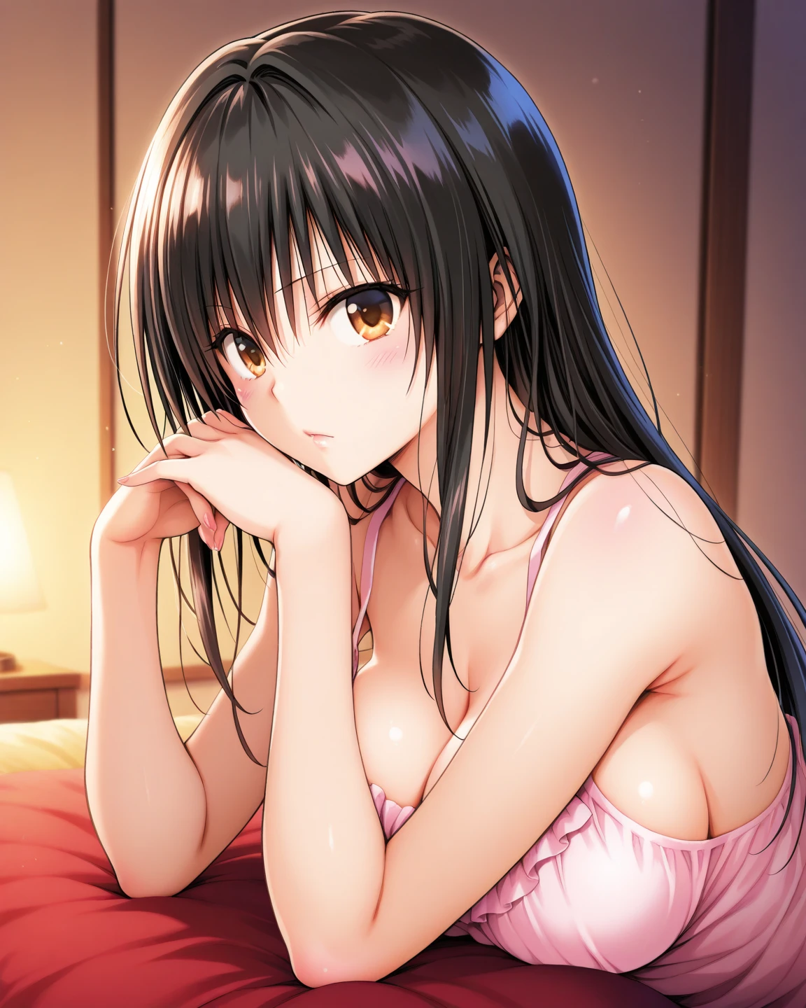 ,(((normal chest))),(((Late at night))),(((detailed description))),(((small face))),(masterpiece)),((highest quality)),((Vibrant depiction of light and shadow)), (Super detailed), ((cute)), Sleek body,(((cute))),(((beautifulボディライン))), (Detailed body line depiction), ((Detailed  depiction)),((very detailed)),  (8K), highest quality, (beautiful),(((world class quality))), very detailed, High resolution,(((anime coloring book))),(((white skin))),(((There are a lot of used  on the bed.))),((())),(((show your chest))),(((Lower body ))),(((Configuration seen from the front))),(((Composition seen from below))),(((lying in bed))),(((open your legs))),(((A small amount of pubic hair in the crotch))),(((white liquid dripping on body))),((())),(((Detailed depiction of pubic hair))),(((blush)).(((embarrassed look))),(((Multiple ))),(((白い液体のdetailed description))),(((Show your crotch spread)))