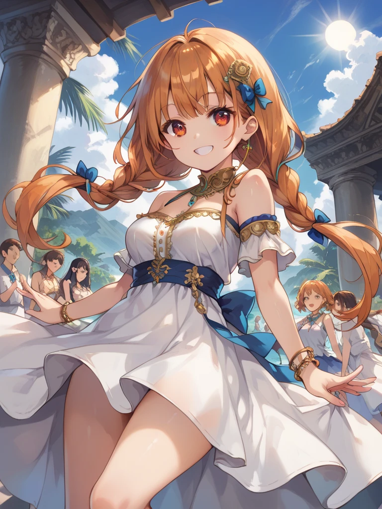 Anime character with expressive features