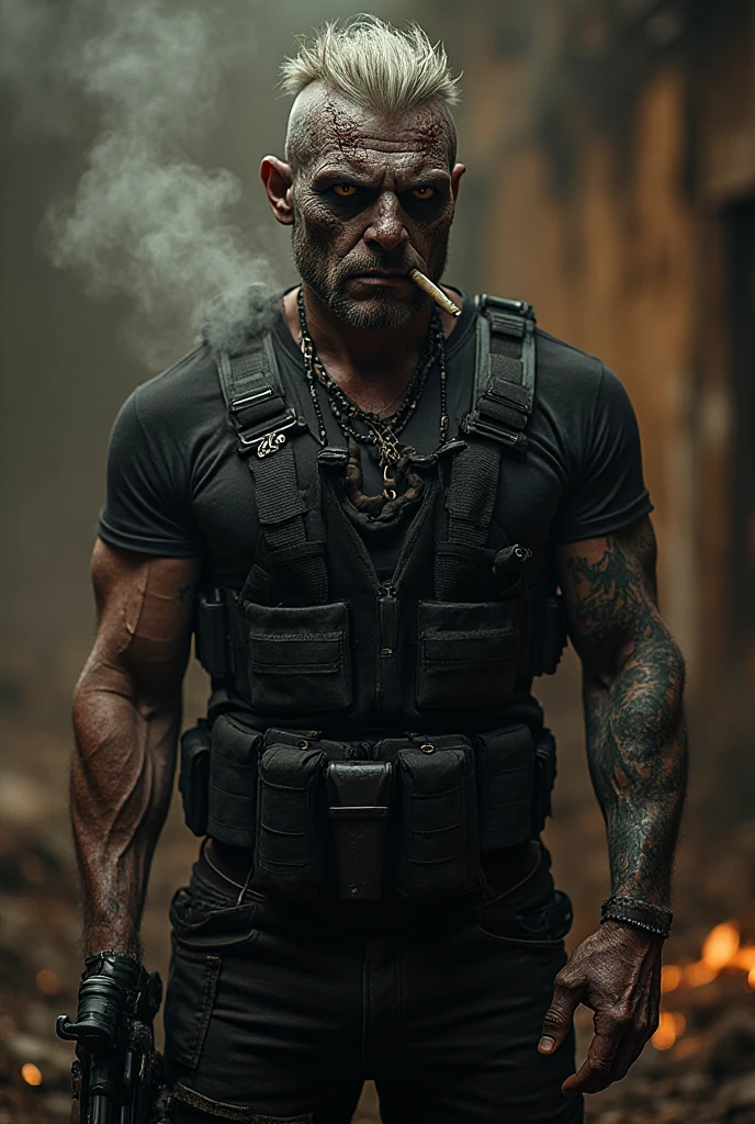 Special Force Logo, FPS game style, GH0st sitting on the mountain, , (()), muscle, muscular, bodybuilder, hot, tan , (), (black army socks), socks covering screen