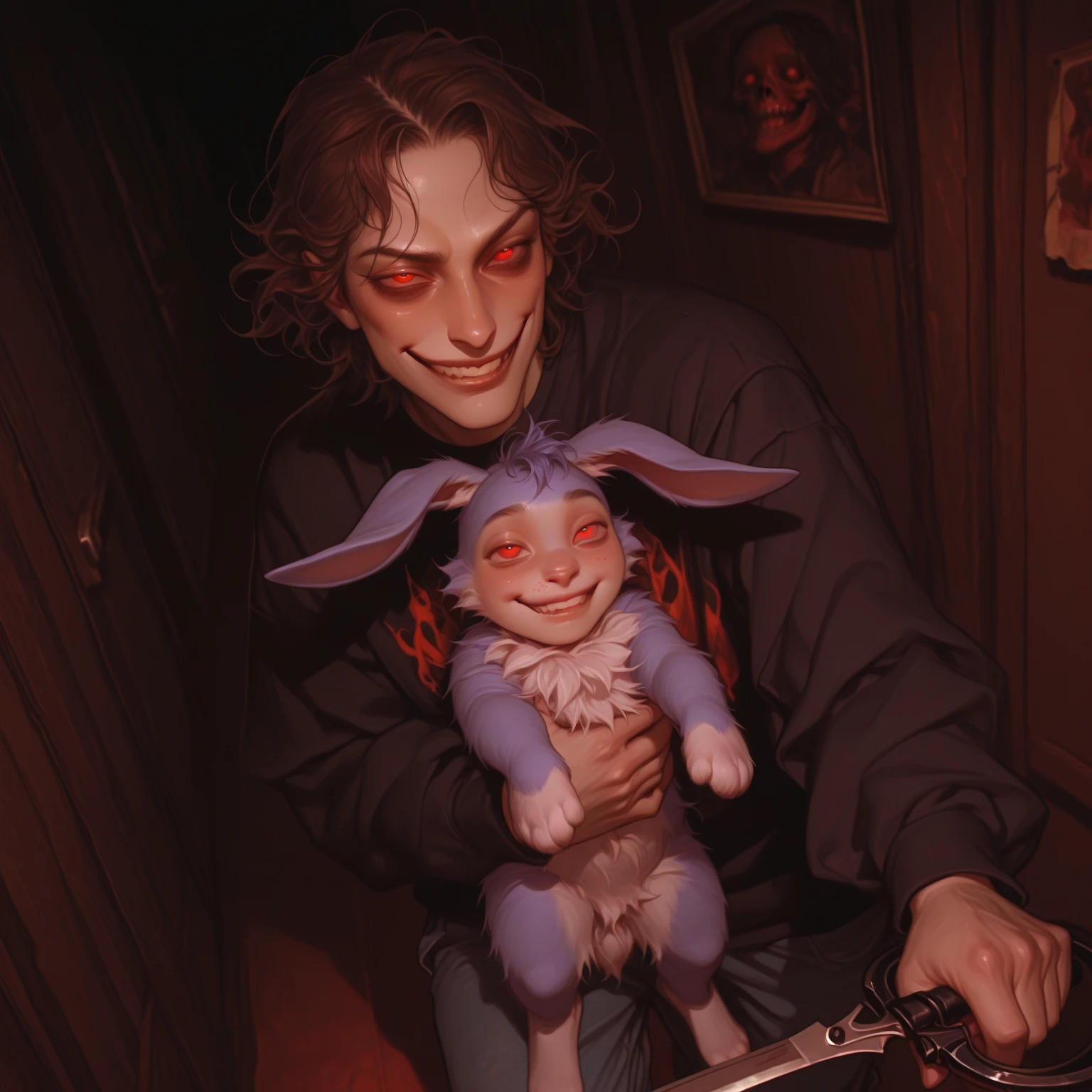 A high fantasy  scene, DnD, horror, Ravenscroft, wight