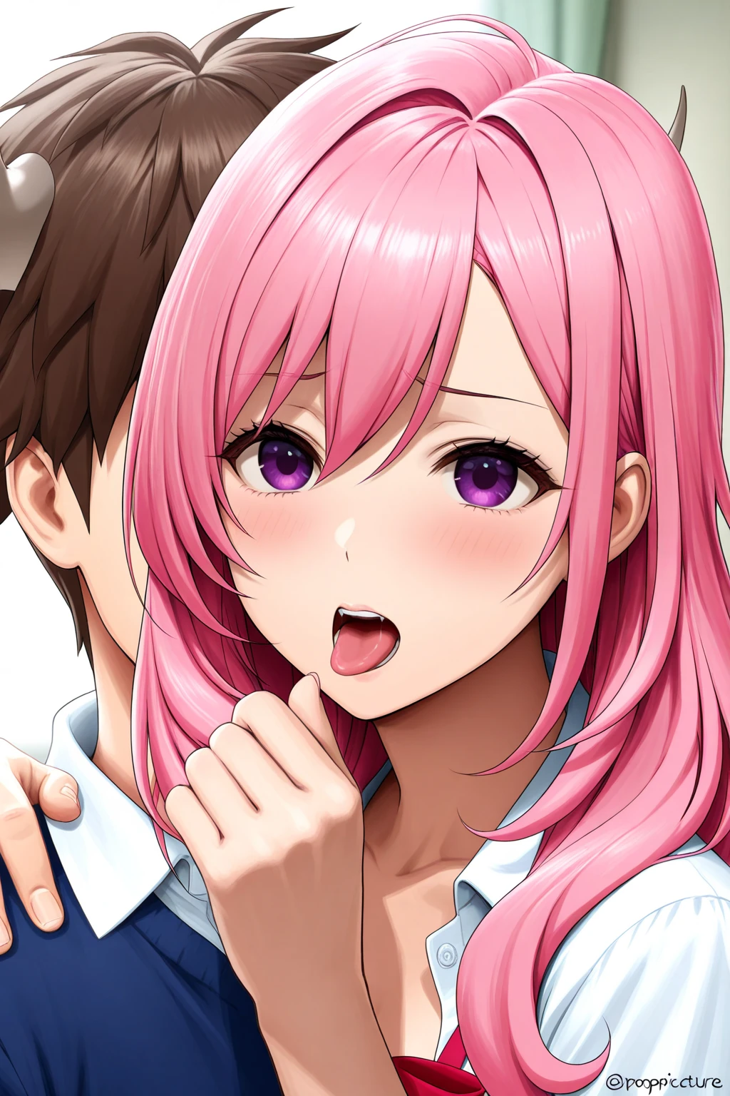 masutepiece, Best Quality, 1girl in, (1boy), , , oral, hetero,,maturefemale,