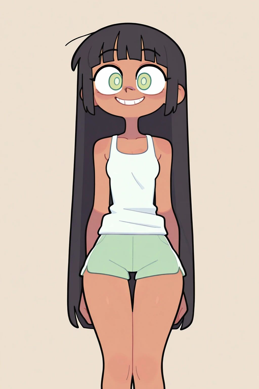 vscore_9, score_8_up, score_7_up, score_6_up, score_5_up, score_4_up, 2d, anime, anime artstyle, flat coloring, thick lines, highleg panties, thong, groin, string panties,  <lora:Bitchy_highleg_panties_-_SDXL_Illustrious:1>, bitchpanties, 1girl, <lora:Jade_Harley_ILLUSTRIOUS:0.9>, jade harley, 1girl, solo, black hair, long hair, glasses, green eyes, smile, bikini, breasts, monochrome, white skin, upper body, dog ears, wide hips