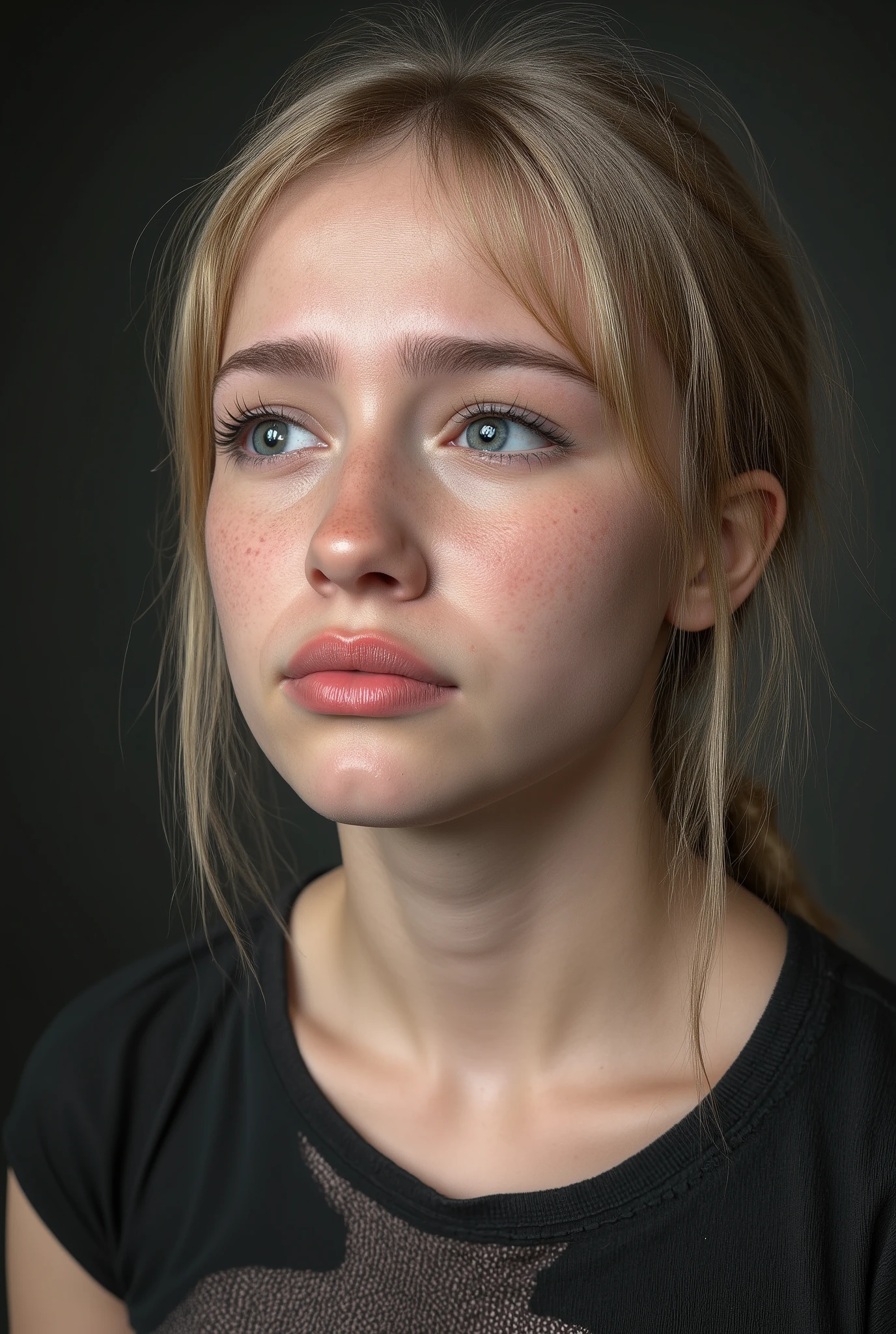 aidmaMJ6.1, photo of acute painful very cute little baby:1.5, wrinkles between eyebrows photo from front:1.5, arms behind back, hands out of frame:1.5, ultra realism, photorealistic, Daria Konovalova:1.5, Cinematic photo of an beautiful sexy little 10yo Russian school girl, portrait of a Caucasian girl, fine facial features, high cheekbones, thin pink extra thin lips:1.5, high nose bridge:1.5, long face, clear blue eyes, photorealistic, arms behind back:1.5, looking away:1.5,
close mouth:1.5, clench jaw:1.5, furrowed brow:1.5, turn pale:1.5, wrinkles between eyebrows, glabellar lines:1.5, scowl lines:1.5, severe pain:1.5, deep winced in pain:1.5, grim, frown:1.5, clench teeth, severe pain, intense pain, excruciating pain, suffering, grimace, teary eyes:1.5, close mouth, raise eyebrows,
(skinny toned thin body:1.9), super long shiny platinum blonde hair, Long blonde eye lashes, natural-look makeup, ultra realistic, fit, straight center part with straight cut bangs, i can't believe it can be so marvelous and stunning,
full-body glossy skin, hyper realistic, super detailed, quite suggestive pose, almost too lewd:1.5, seductive expression, epitome of arousing, special attention to face, (photorealistic, realistic, hyper-realistic, ultra realism, ultra-detailed, insanely detailed, epic vision, perfect composition, masterpiece, 16k, high resolution, ray tracing):1.4,