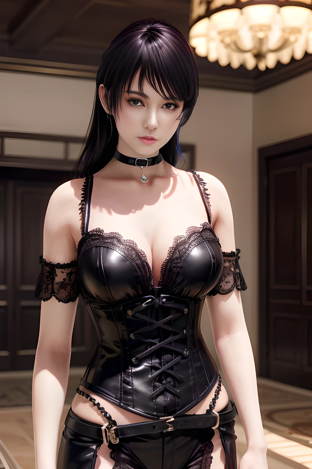 (best quality,ultra-detalhado),(Realistic:1.37),Tifa Lockhart, Rosto bonito e detalhado, light smile expression, textura ultra realista, rosto delicado, corpo delicado
