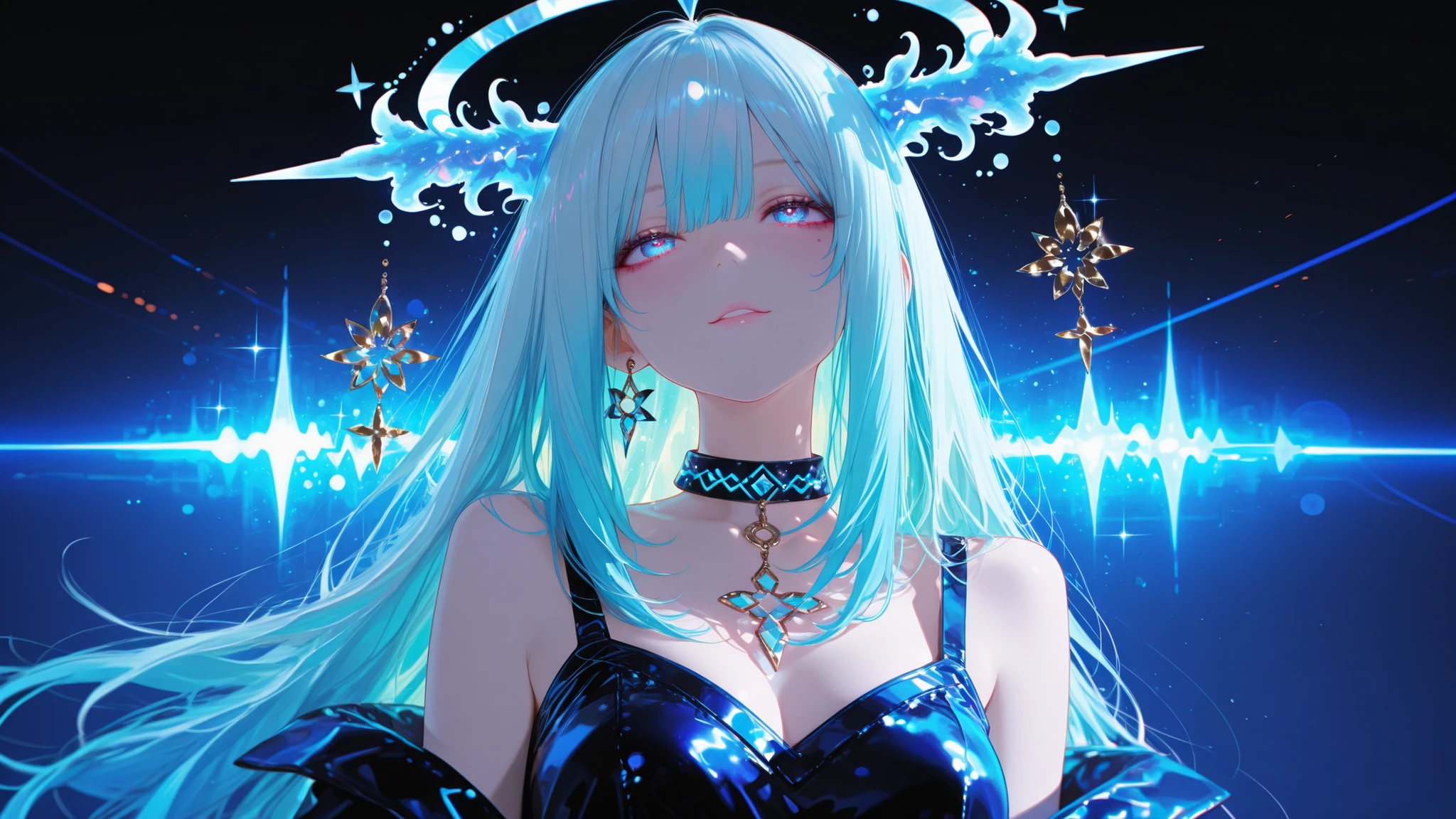 A powerful and emotional EDM track blending Electro House and Future Bass, featuring a female vocal with a cool and mysterious tone. The theme is “Digital Mirage” — an illusionary world of neon lights and emotions lost in cyberspace. The music should be energetic yet atmospheric, with deep bass, shimmering synths, and cinematic breakdowns that evoke both loneliness and strength.