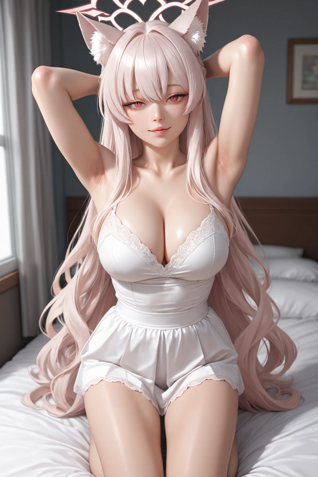 , ???????????, See-through wet lingerie: 1.5, G-Cup: 1.4, Student Council President, Beautiful Face, M-shaped foot: 1.3, Spread your legs, Thin legs, Long Hair, recognizable bangs: 1.4, Pink Hair, Spread your legs: 1.8, A lot of exposure, I can see her cleavage: 1.1, Body Oil: 2.1, A large amount of cloudy liquid adheres to the body: 1.3, K-Pop Idols,, Upper body only: 1.1, Lying in bed: 1.1