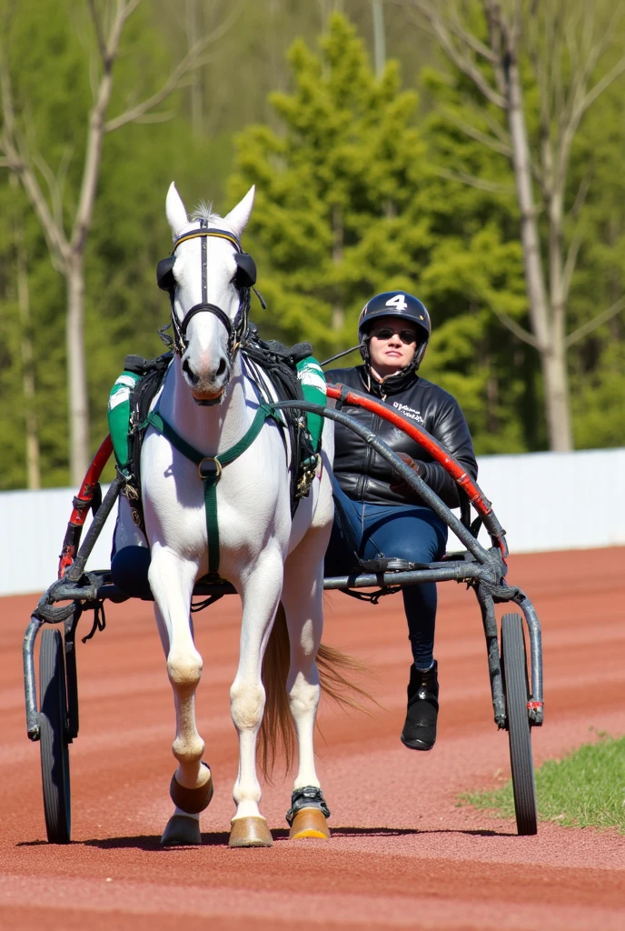 Racing Horse and Driver - FLUX V1