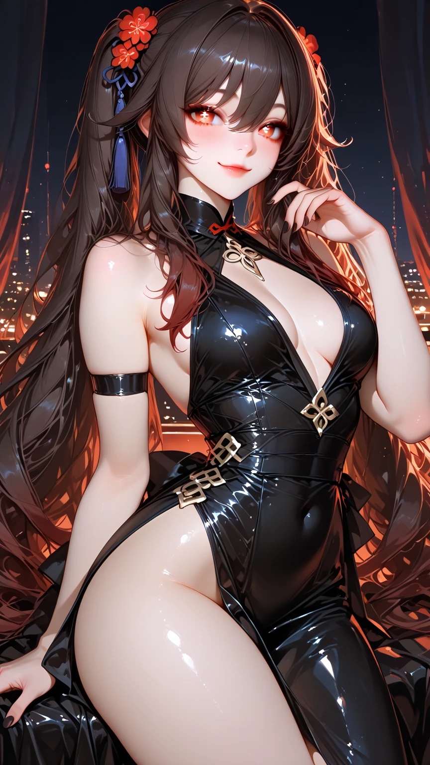 Eyes rolled up，Eyes narrowed slightly，Shed tears，Orange eyes