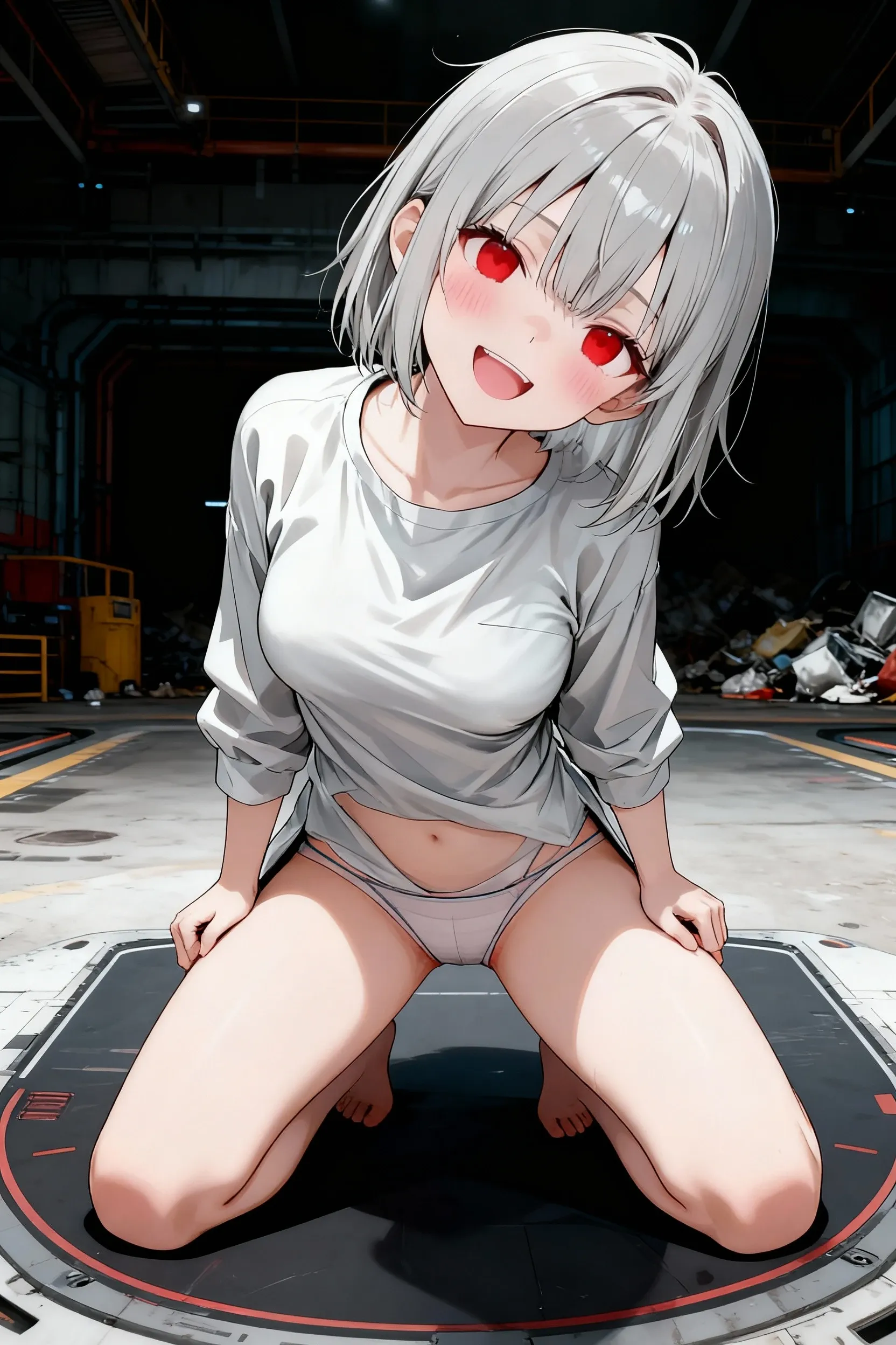 animal_ear_fluff animal_ears arknights arm_tattoo barcode barcode_tattoo blush ??????? ???????_out breath censored ???????????????? dokonjou fangs female glowing_eyes grabbing gravel_(arknights) heart heavy_breathing jiggling_??????? looking_at_viewer motion_lines ??????? open_mouth pointy_teeth pov ????? ??????????? riding_????? ??? straddling straight sweat tattoo ???????_penetration