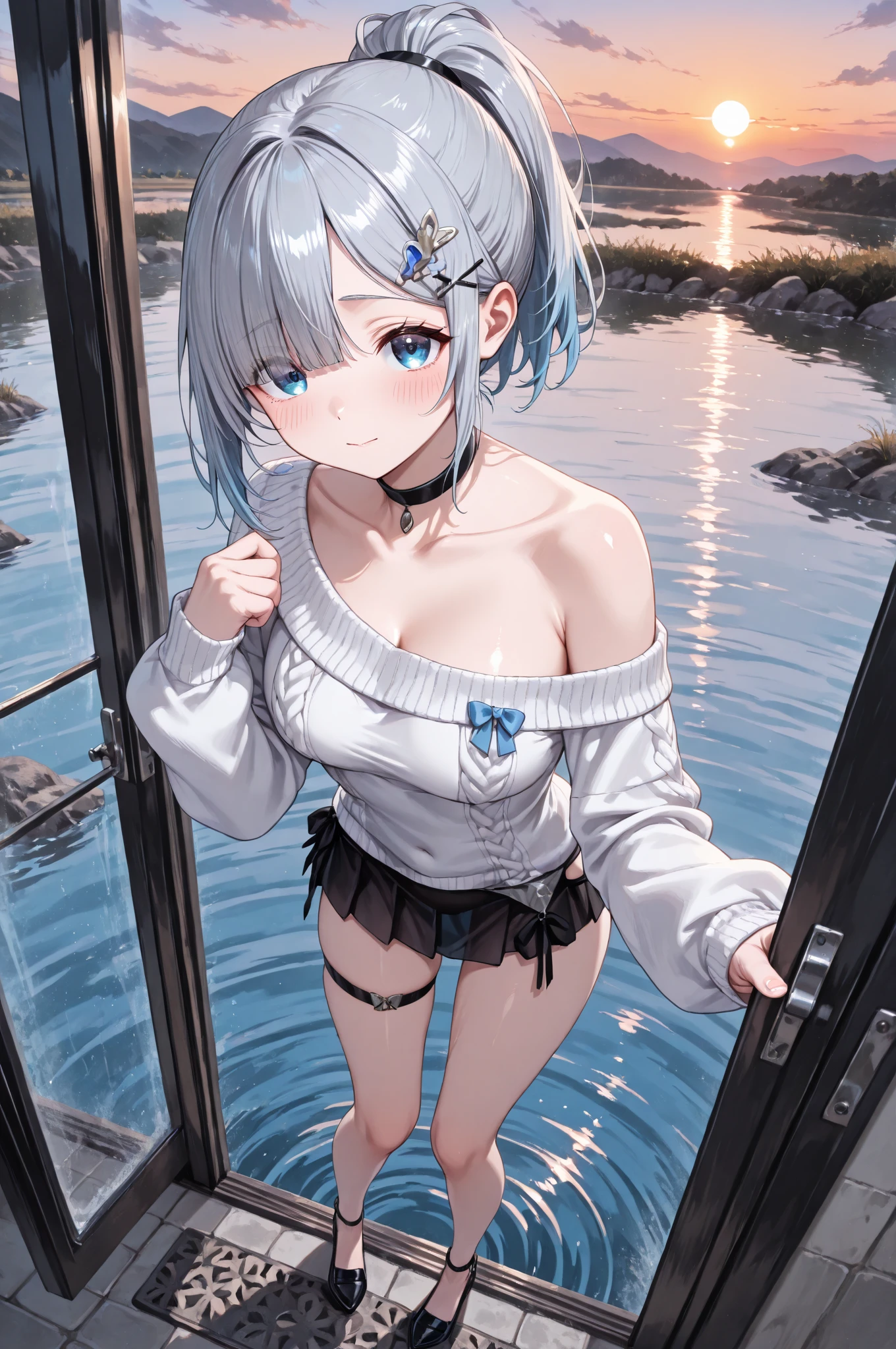 masterpiece, best quality,anime style, 1 girl,(((slender body))), (((small breast))),(((Jacket, Open your clothes, Open jacket, Blue jacket, ground vehicle, Sports Bra, bicycle,bur??????????????????????? tentacles bound the girl))))), ((((restrained, arms behind back)))),((((cum)))), (beautiful face), (((short twintail))), (((straight hair))), ((((silver hair)))),detailed beautiful skin, (perfect hands, perfect )