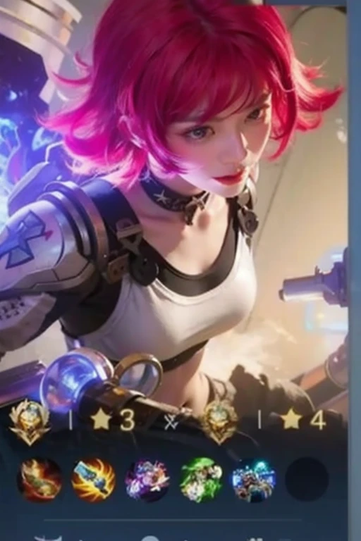 best quality, 1boy, solo, cartoon portrait ,  background,  short hair,   pink lips, red hair, wearing red varsity jacket, name it Bobatea