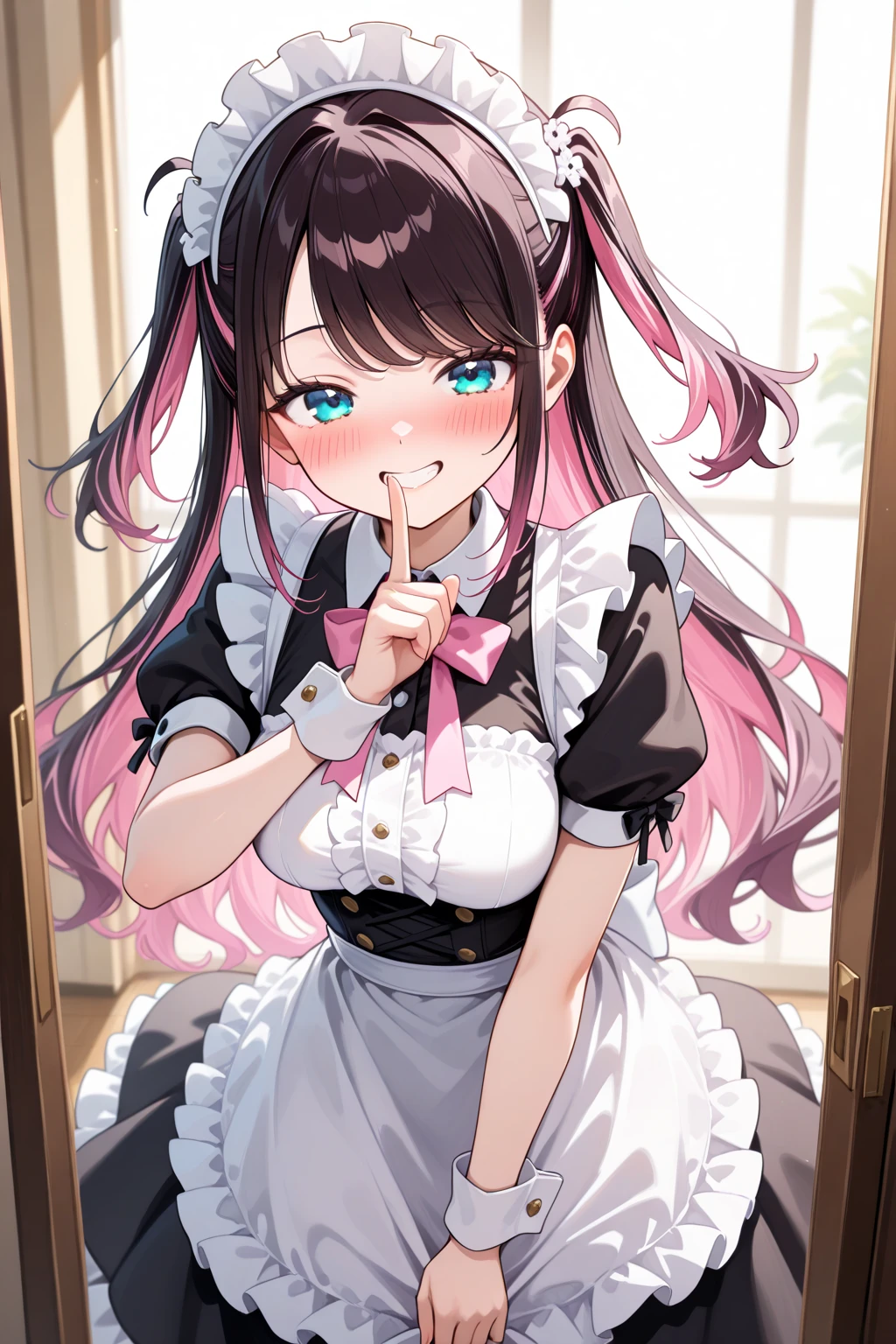 anime girl in Maid outfit holding a plate with a cupcake, anime girl in a Maid costume, Maid outfit, anime cat girl in a Maid costume, Maid dress, Maid, Cute anime waifu in a nice dress, gorgeous Maid, I also make fan art, Cute girl anime visuals, wearing Maid uniform, Rorish, Lori, Splash Art Anime 