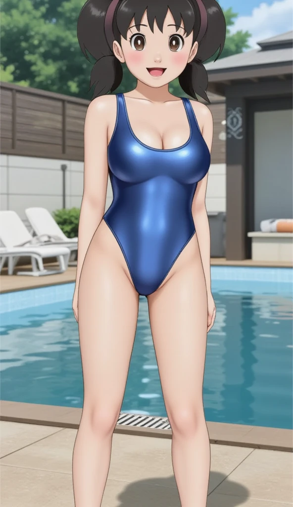 a woman in a fancy one-piece swimsuit posing for a photoshoot