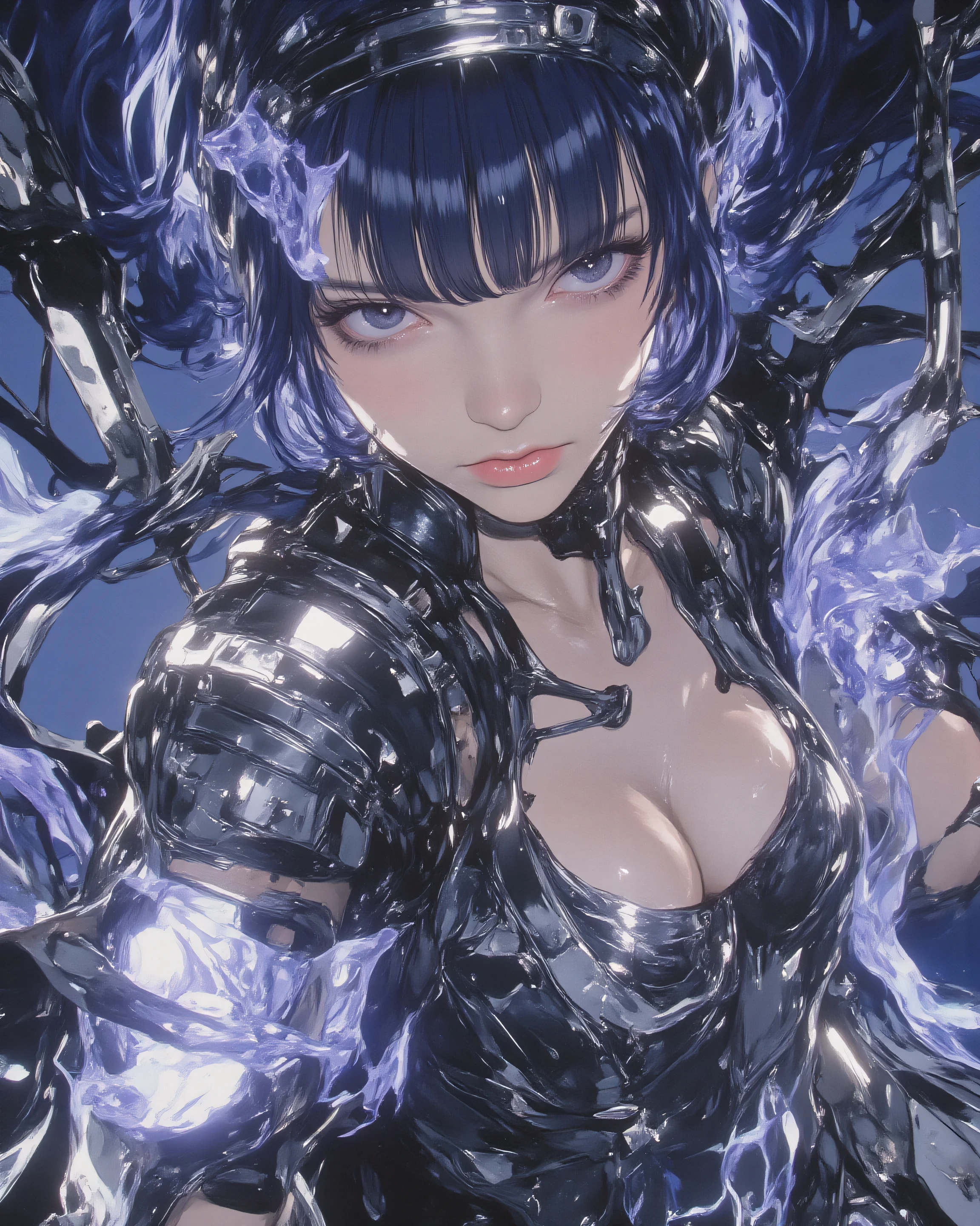 恍惚とした放棄の中で、エーテル的なエルフの女王としてのLUNAの圧倒的にエロティックで催眠的な全身ポートレート, (((((セクシー)))))18歳の女性で、完璧なポーセリンのような白い肌が柔らかな真珠のような輝きを放っている, 今や、彼女のうねる曲線に小川を描く、興奮した汗の魅力的な光沢で濡れている, 彼女の解剖学的に完璧な、スリムでありながら官能的な曲線を描く体はエクスタシーの中でアーチを描いている—フル, 薄い布地を突き破るように、硬くなった頂点を持つ、前に突き出たおっぱい, 細いウエストから広いヒップへと広がり、大胆な誘いをかけるように開かれた引き締まった太もも, 淡いピンクとローズゴールドのハイライトが輝く長い白髪, 恋人のように彼女の裸の肩にこぼれ落ちる、激しく乱れた髪, 彼女の髪から首にかけて、いたずらっぽく蛇行する、複雑なパステルカラーの花と金色のつるで飾られている, 鎖骨にかかる, そして、絹の絆のように、彼女の露出したミッドリフと太ももの周りに独占的に巻き付く, 乱れた髪から繊細に覗く、尖ったエルフの耳, 欲望に満ちた顔, 彼女の顔は、古典的なLUNAの優しい美しさの穏やかな柔らかさと、陽気さを融合させています, 生々しい、魅惑的な笑顔は、生の感情に満ちている, 飽くなきいたずら心と、計り知れない快楽を約束する、捕食者のような魅惑的な飢え, 情熱の最中に半眼になった、燃えるような視線が視聴者に向けられた、きらめくピンクがかった赤い目, フィルタリングされていない、色欲に満ちた命令, 長く、重く、圧倒的な欲求でひらめくまつげ, 深紅のほおから膨らんだ唇にかけて広がる、ため息をついたような柔らかな神秘的な光, 汗の粒が彼女の額で輝く、非常に詳細な複雑な顔の特徴, 完璧な白さで超詳細な肌の質感, 光沢のある真珠のようなハイライト, そして、彼女の姿に布が濡れてまとわりつく、エロティックな透明感, 髪と首筋に施された複雑な花と蔦のパターン、淡いピンクの露つきの花びら, ラベンダー, ミントグリーン, そして、咲き誇るアローザのように広がる、繊細な金色の輝き