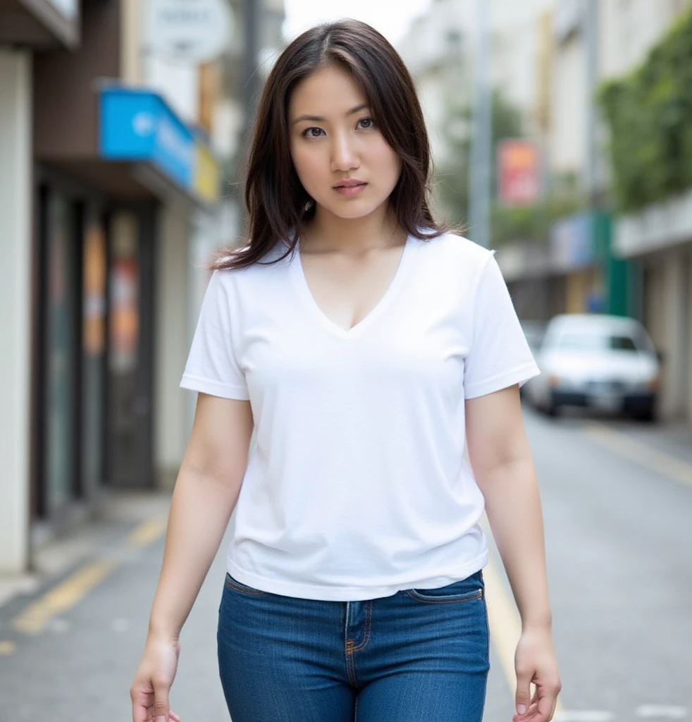 Realistic 3D caricature. The head is quite large. A 27 year old Indonesian man. height, rather full body, the shape of the face is quite round, very handsome, slightly round eyes, Bright white skin, smile,  Black hair with a side part, His hair is cut thinly on the side, wearing a black jacket with a white shirt underneath. Upright standing position, rather plump arms, Background of Petronas Malaysia, Beautiful Afternoon Atmosphere. Use soft photography lighting with a hair lamp, side lights, and top lights. Photos with very high detail 