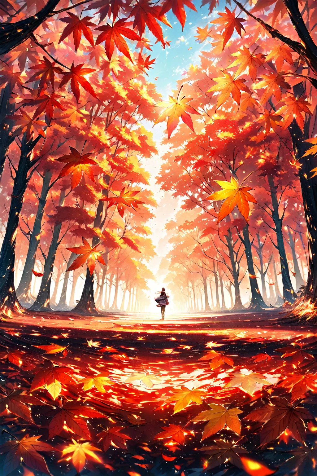 Illustration of the autumnal equinox