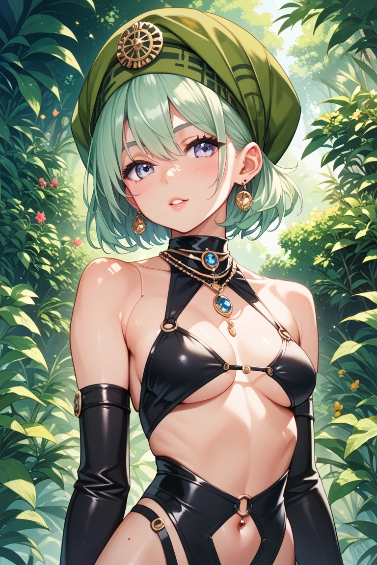 jovem Dryad com 150,0 de altura usando um salto alto na floresta, corte de cabelo chanel curto verde,orelhas pontudas, extremamente detalhado, full HD,8k, corpo bem desenhado, Well drawn hands, ??????, lingua para fora, pernas abertas viradas para cima, a lot of exposure, deitada NFSW, peito pequeno, ???????, , sentada, careta, euforica, 8k, ????, ????? menores, magrinha.