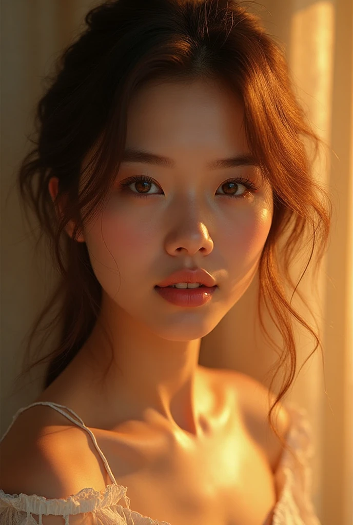 tzuyu, iu, yooa, space, Bellydancer, , cleavage, (close-up, editorial photograph of a 21 year old javanese woman), (highly detailed face:1.4) (smile:0.7) (background inside dark, moody, private study:1.3) POV, by lee jeffries, nikon d850, film stock photograph ,4 kodak portra 400 ,camera f1.6 lens ,rich colors ,hyper realistic ,lifelike texture, dramatic lighting , cinestill 800,