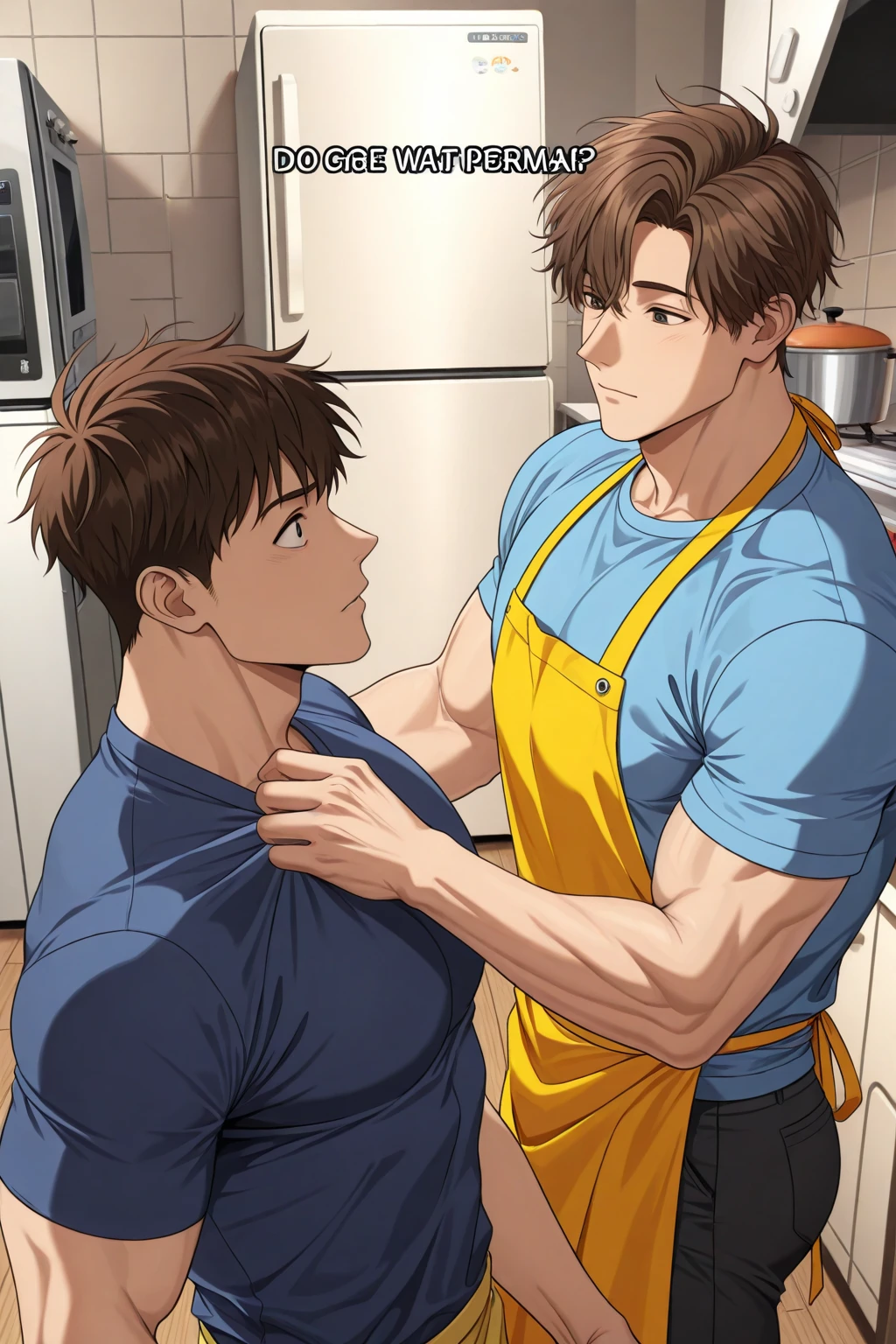 (male crew cut short hair:1.8) (man and woman hugging and kissing: 1.5), (man and woman: 1.5), smile, (A man wears a navy blue short-sleeved round neck t-shirt.: 1.3), Navy cargo pants, Korean guy , korean men, (High gloss details), chest muscles, large arm muscles, blood vessel, Big muscles, Broad shoulders, looking at the audience, Balancing the eyes, smile, Close your eyes, open your mouth., (Close your eyes, open your mouth. : 1.3) , ,( very long big : 1.8), (Big ), ( of the : 1.1), (How: 1.8) ,( woman: 1.9), Make love, , , lust, (, In front of the bread shop: 1.3) ,