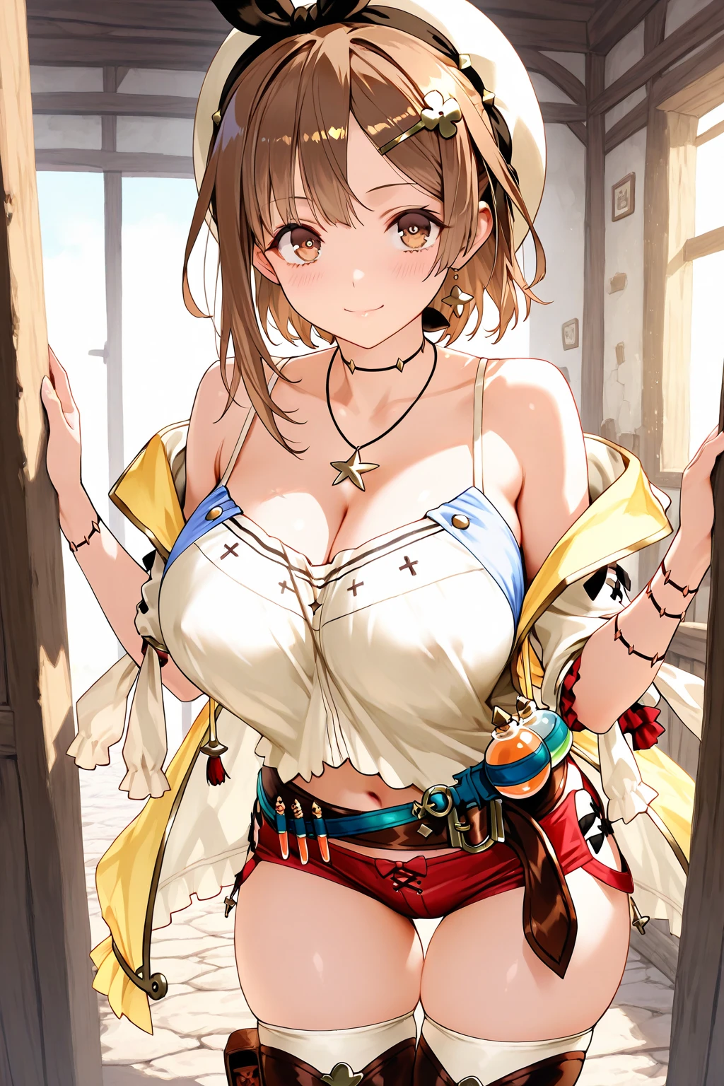 crowded train、One Woman、Cute Woman、A large number of passengers、Thick thighs、Best image quality、High resolution、masterpiece、super high quality、Pink Bra、Pink Panties、Big ???、????????????? 、Blushing、4K quality、Reached ??????、Wearing black knee socks、Heavy breathing、From directly below、from directly below、, 1girl, arm up, 1man, {{{man put hands on girl’s ??????}}}, train interior, crowded, weep face、（Positive prompt）
(1 girl)++, (masterpiece)+++, (best quality)+++, (ultra cute kawaii)+++, love live!, anime colored, , tears, (steam)+++ , be molested ,feigned ignorance, wearing blazer whiteshirt ,checked skirt , (turn up a shirt), misaligned bra ,arched back, crowded train,  (many man standing behind girl )++, dynamic pose, Dynamic hand movements, (?????? grab)+++, man's arm grabbing a girl's ????, (frying hands), (floating hands), (grabbing ???????????),????、（????、panties aside、showing panties、skindantation、zettai ryouiki：1.4）、（????、???、??? on ???????：1.5）、（????、Wet、??????? through、??????? visible through clothes：1.4）