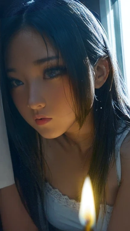 , 8k, High-level, absurd, masterpiece, best quality, primitive, very detailed CG, very detailed wallpaper, perfect lighting, Extremely detailed (((The personifying " Lara Croft " as a Little Girl))), MysticSight, Tyndall effect, Tyndall scattering, Studio gray background with (many Dazzling RainbowColor particles BokeH:1.28), (RoundlyButts, ThighGap), (:0.4), ( with looking ahead), BREAK (NOGIZAKA face variations) Extremely Detailed very KAWAII face variations, perfect , Childish, captivating gaze, elaborate detailed Eyes with (sparkling highlights:1.28), long eyelashes、Glossy RED Lips with beautiful details, Coquettish tongue, Rosy cheeks, Radiant PearlSkin with clear transparency . { (Dynamic LifeLike expressions:1.4) | :d) }, (large eyes:-1) .