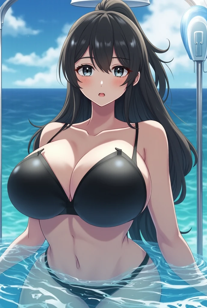 Masterpiece, high quality, pretty girl, beautiful, beautiful face, dark skin, ??????, ???????????, cleavage, ????,