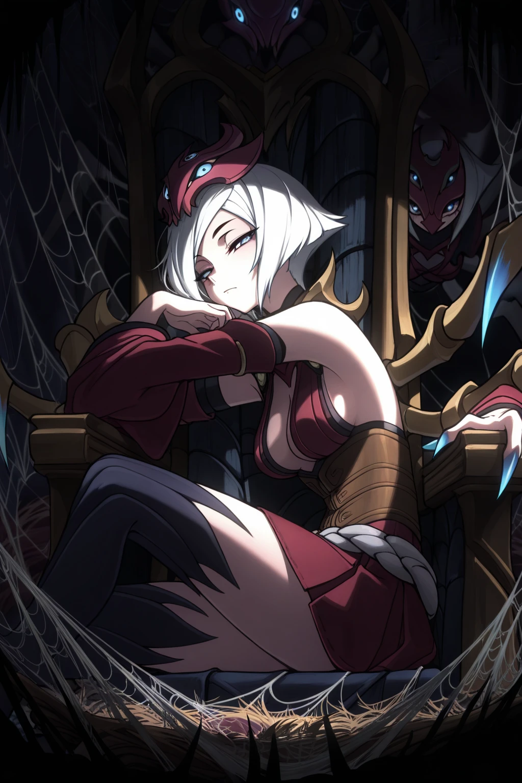 score_9, score_8_up, score_7_up, score_6_up, score_5_up, score_4_up, rating_explicit, 
BREAK
squigly, 1girl, solo, long hair, , smile, skirt,  shoulders, , detached sleeves, striped, side ponytail, detached collar, skull, blue skin, stitches, zombie, striped sleeves, stitched mouth, thick thighs, thick , highlight thighs, highlight , inside a room, landscape, at night, lit candles, (dynamic poses), hearts, huge , cinematic angles, (front view), (solo portrait)