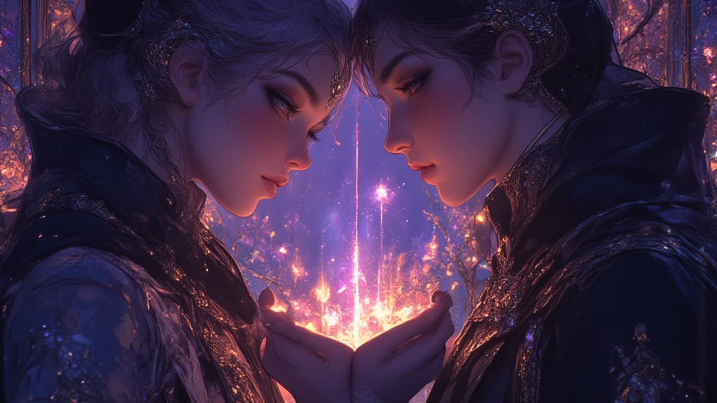 Man and woman before they start dancing、huge smile、Dance of the Heart、Iridescent Galaxy、universes、beauttiful stars、Mysterious art、Mysteries of the universe、Fantasyart、Distant stars、The Abyss of the Universe、Lumiere、Shines、Reassured、Unknown、absurderes