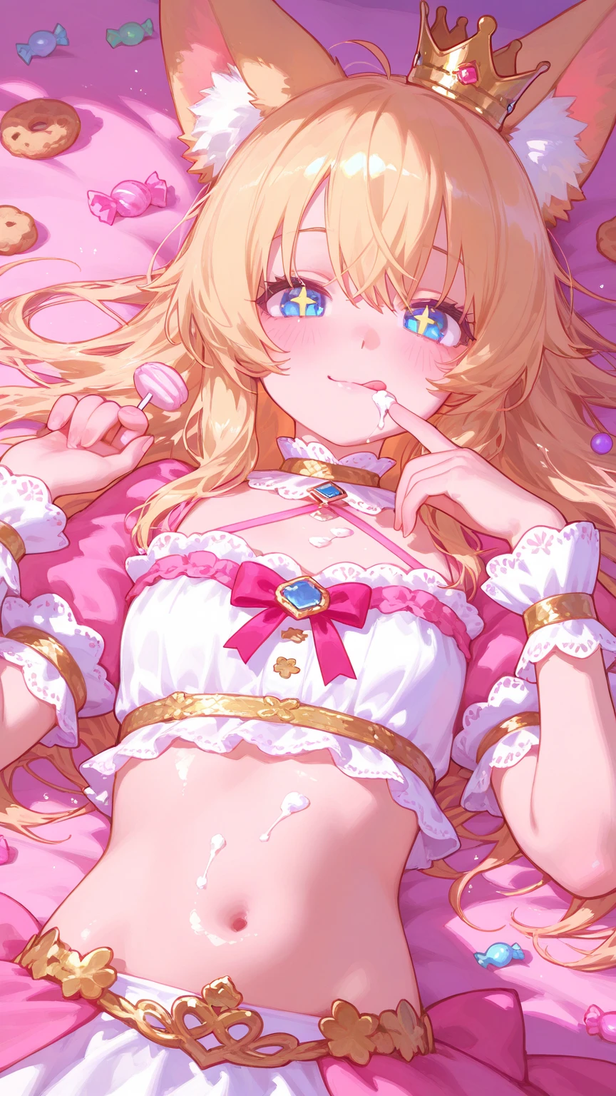 (solo:1.3),
ahri, 8k high quality detailed art, (((pov top down view)), ( ), (lying on bed), (), (anthro gets  by a human), ( human  inside ), ((sweaty)), (), (( reaches )), (), (fertilization), (thick), (small ), (very slim waist), black legs, ( out), (), lying, kda ahri cosplay, 1girl, , strapless
