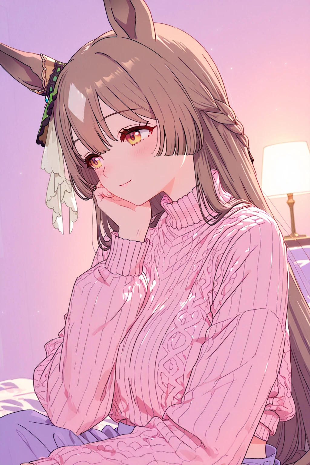 anime girl laying on bed with stuffed animal and stuffed apple,  anime girl, smooth anime cg art, extremely detailed artgerm, marin kitagawa fanart, artwork in the style of guweiz, guweiz on pixiv artstation, digital art on pixiv, wlop and sakimichan, guweiz on artstation pixiv