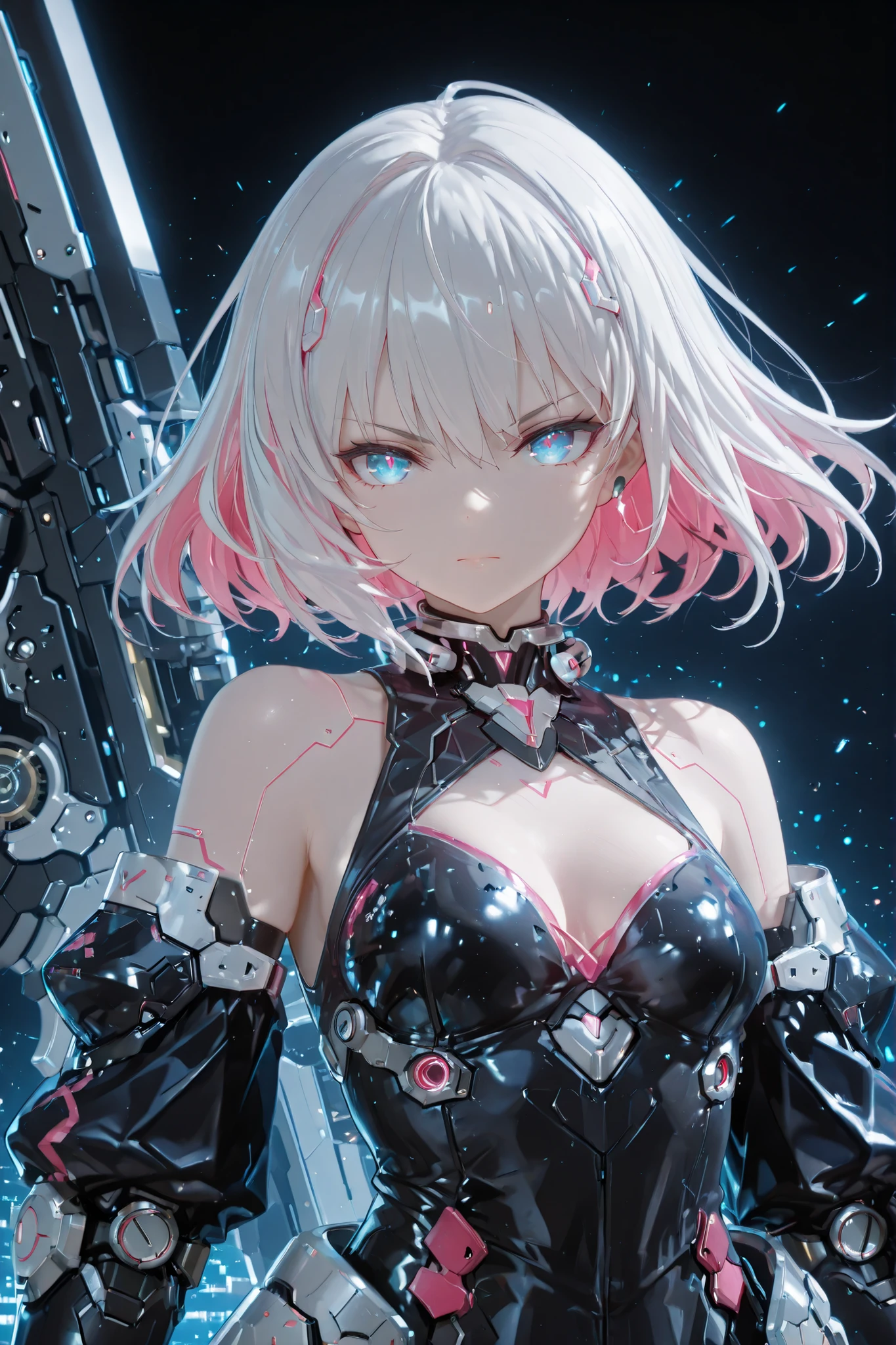 Highest Quality, Ultra High Resolution, masterpiece, Super High Quality, Highest, masterpiece, Mechanical Girl, Massive Weapons,Firearms, serious expression, Sci-fi fantasy illustration、high definition RAW color art 、 ,fair skin、serious expression , Great Atmosphere、perfect detail, Artistic, amazing space,、
Highest Quality, HD model, Ultra High Accuracy, 3D Rendering, ultra sharp、、
,,BREAK, 16K resolution,masterpiece,very detailed,Ultra high definition ,Super High Quality,anime style , detailed eyes ,detailed faces, ,HDR ,Clear Line ,Please make the color as bright as possible, detailed background、