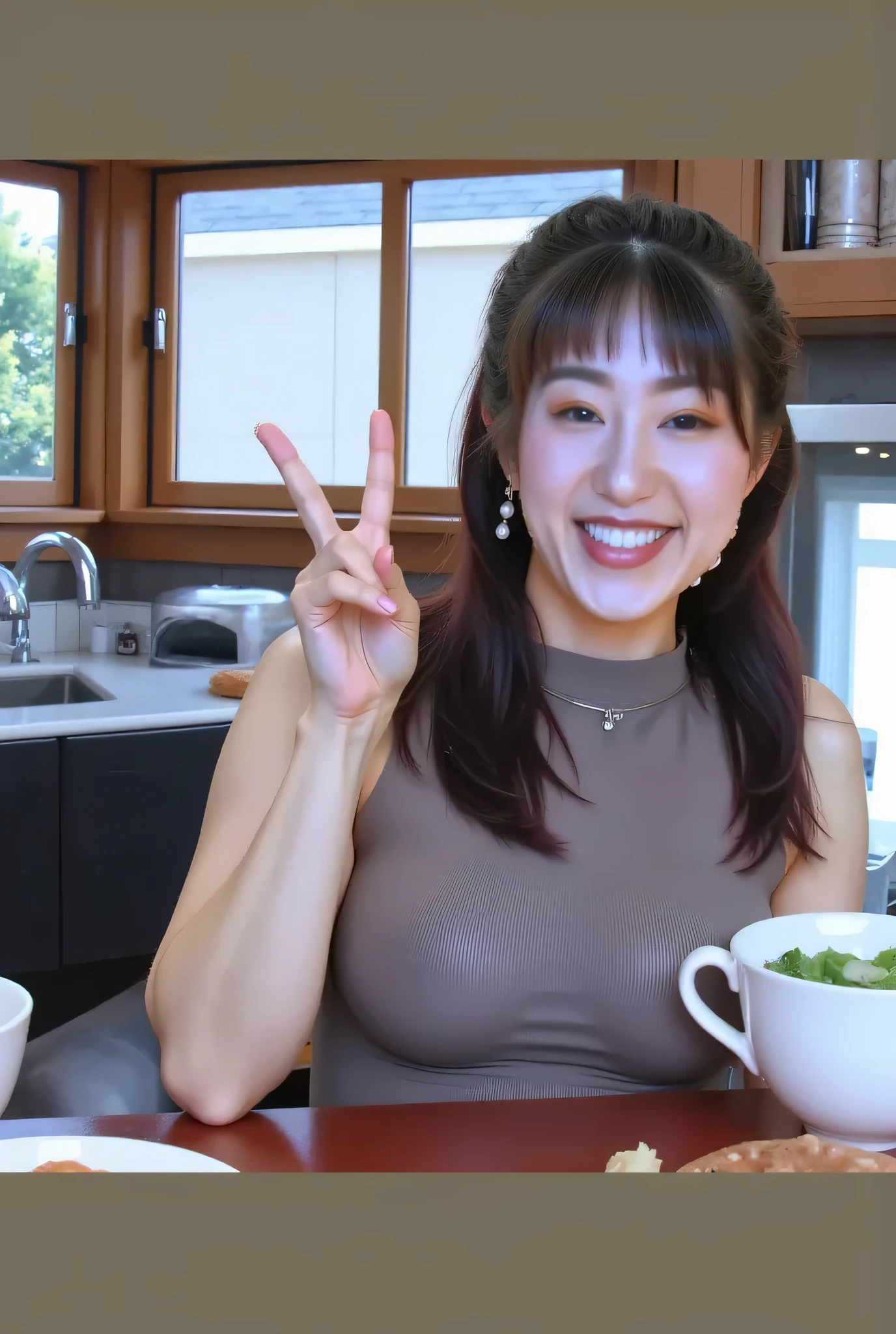 {{Top Quality:1.8}}}, {masterpiece:1.8}, {:1.8}},,{natural makeup:1.8},{{Extremely elaborate facial eyes:1.8}, {{ urine overflowing from beautiful white skin:1.8 }}}, {Professional Lighting)}},{High Precision Selection},{{{{Picture of a face above the chest}}}},{{high school girl:16age :smile :small breasts:Nipples}},{Zoom up the crotch from:V sign},{Red cheeks:1.6},,{{{{smile:large double eyelids:mascara: teardrop bag:long lashes:1.8}}},,{{Japanese man showing dominance by swinging up:0.8}},{{{{can be seen through ((can be seen through-タイトなシャツ))-Nipples:1.8}}}},{{bob cut::Princess Cut:ponytail:1.8}}