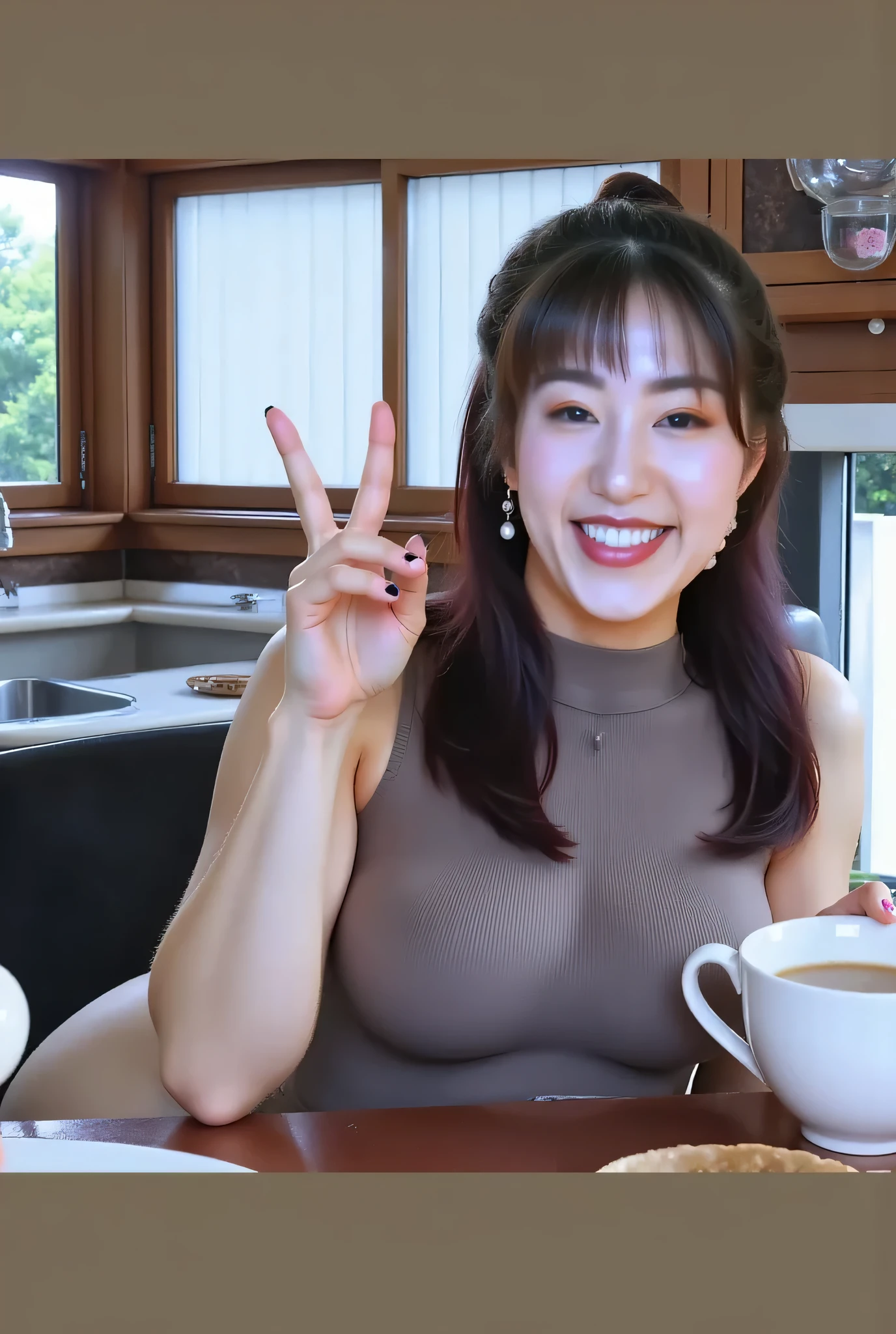 {{Top Quality:1.8}}}, {masterpiece:1.8}, {:1.8}},,{natural makeup:1.8},{{Extremely elaborate facial eyes:1.8}, {{ urine overflowing from beautiful white skin:1.8 }}}, {Professional Lighting)}},{High Precision Selection},{{{{Picture of a face above the chest}}}},{{high school girl:16age :smile :small breasts:Nipples}},{Zoom up the crotch from:V sign},{Red cheeks:1.6},,{{{{smile:large double eyelids:mascara: teardrop bag:long lashes:1.8}}},,{{Japanese man showing dominance by swinging up:0.8}},{{{{can be seen through ((can be seen through-タイトなシャツ))-Nipples:1.8}}}},{{bob cut::Princess Cut:ponytail:1.8}}