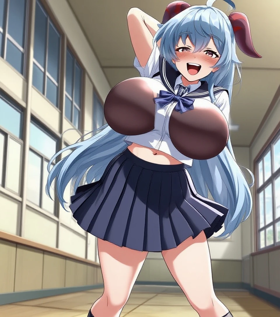 Score_9, score_8_up, score_7_up, score_6_up, score_5_up, score_4_up, source_anime, cute girl, detailed eye, BREAK Pecorine from princess connect, original costume, sleeveless, sagging gigantic huge biggest , huge darkareolae,  slip, dark , hairy, hairy armpit hair, Japanese, cute Japanese, sweating, heart mark words, in cabaret, crowded, blushing,  atmosphere, , wide hip, grabbing , ,  shot, legs up, , , , , shaking body