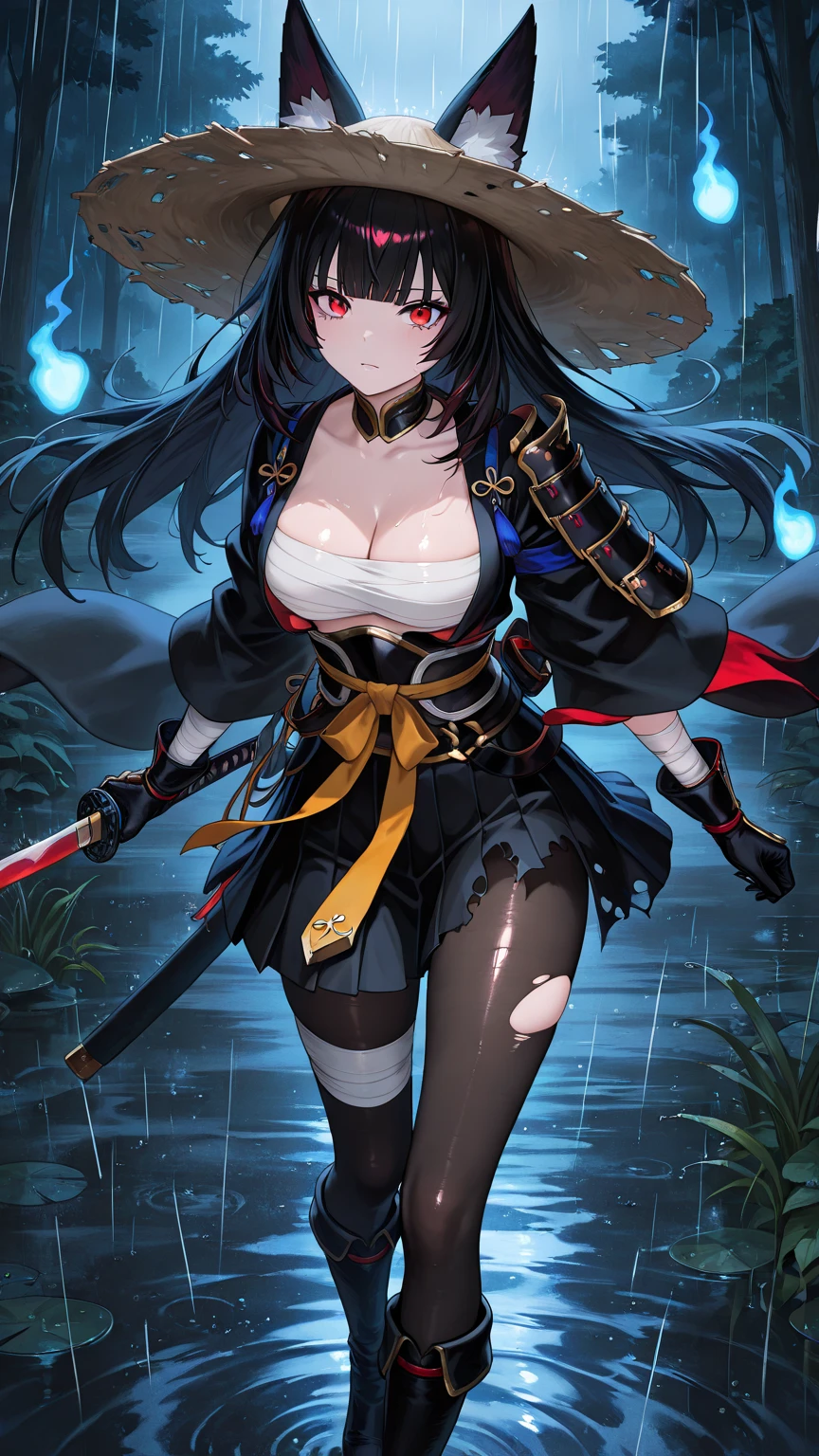 A boy, fluttering shirt, seaside, sunset, backlit, quadratic, stroke, line