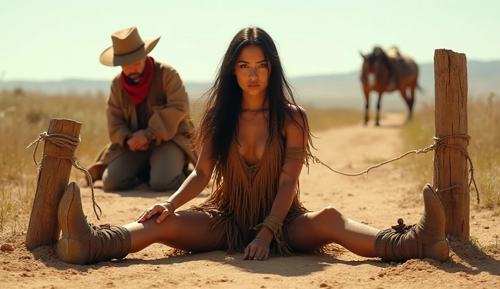 masterpiece, expressive eyes, jessica biel as teenage girl, dark skin, ebony, ???????, white stockings, as chess figure, giant chess game with living figures