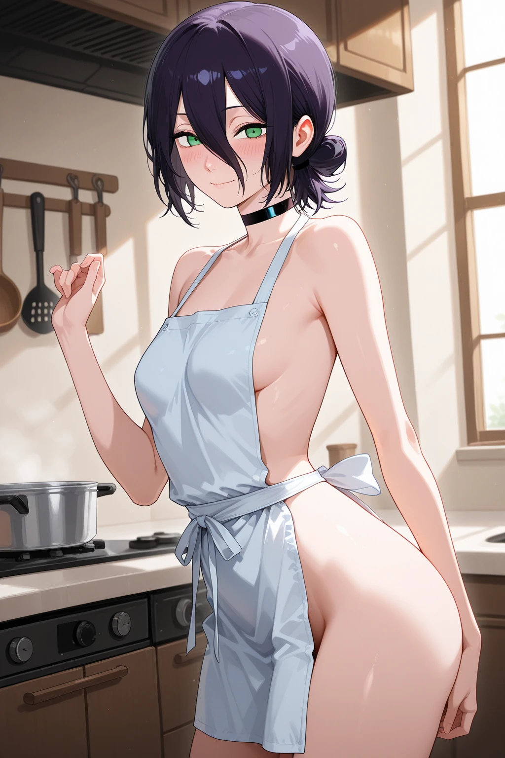 1girl, 40yearold, small ???????, cooking in kitchen, ????