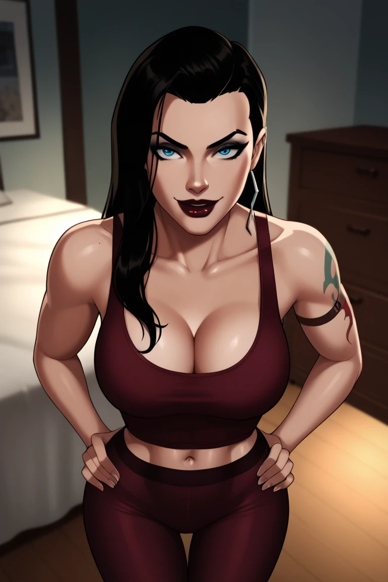 Uma mulher, linda, wearing bikini, sexy, fitness, bunda grande, pernas grossas, estilo anime, digital, Hinata Hyuga 