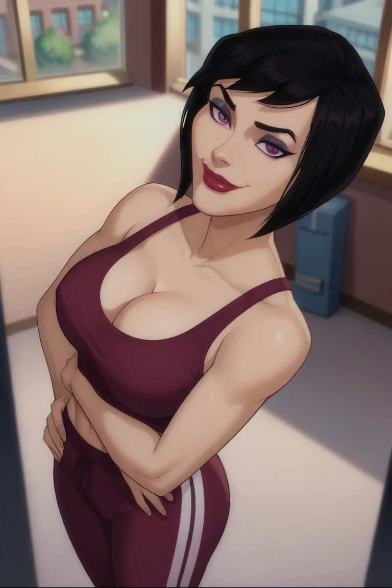 Jiro, 1 girl, she is wet, A shocked expression, short black hair, short messy hair, hair wet, standing, wetclothes, from the front,（（Masterpiece artwork），（very detailed CG 8k unity wallpaper），best qualityer，，Report，1 girll，cinematic lighting，detailed back ground，beautiful detailed eye pupils，（Very fine and beautiful），（Beautiful and detailed description of the eyes），ultra detali，Masterpiece artwork，）），Facing the camera，outgoing underparts，camel fingers，absurderes，A high resolution，ultra detali），she is soaked，1 girll，Report，mellow，（pretty long hair，brunette hair）emotive expressions，With open mouth， protuberance，camel fingers，outgoing，colorfully，More Detailed，external photo of the body, beautiful purples eyes, perfects eyes, face perfect, (purples eyes:1), muscular, Room, hot pose, Kale, Kale, sexly, long earlobes, ??????,