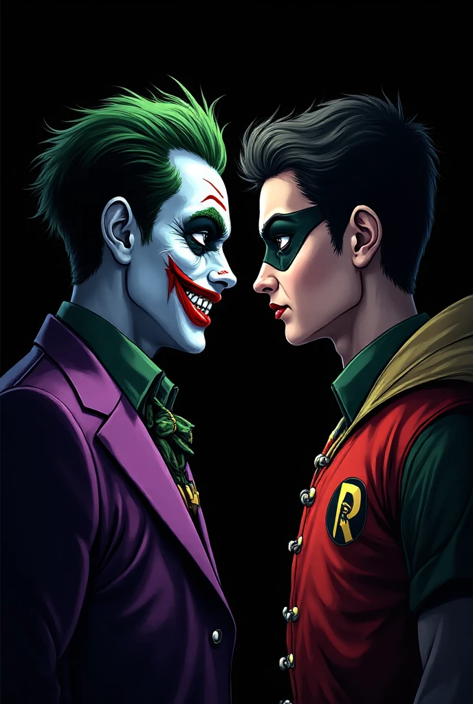 ((Vector)), (((Comics style))), A Joker\(Joker 2019\), green hair, evil smile, epic, realistic, faded, neutral colors, ((((((hdr)))), ((((mute colors)))), intricate scene, artstation, hyperdetailed, cinematic filmed, warm lights, dramatic light, intricate details, vignette, complex background, [[teal and orange]], slate gray atmosphere, hyperdetailed, (closeup:0.9), ((Vector)), ((Comics style)),  details, picture