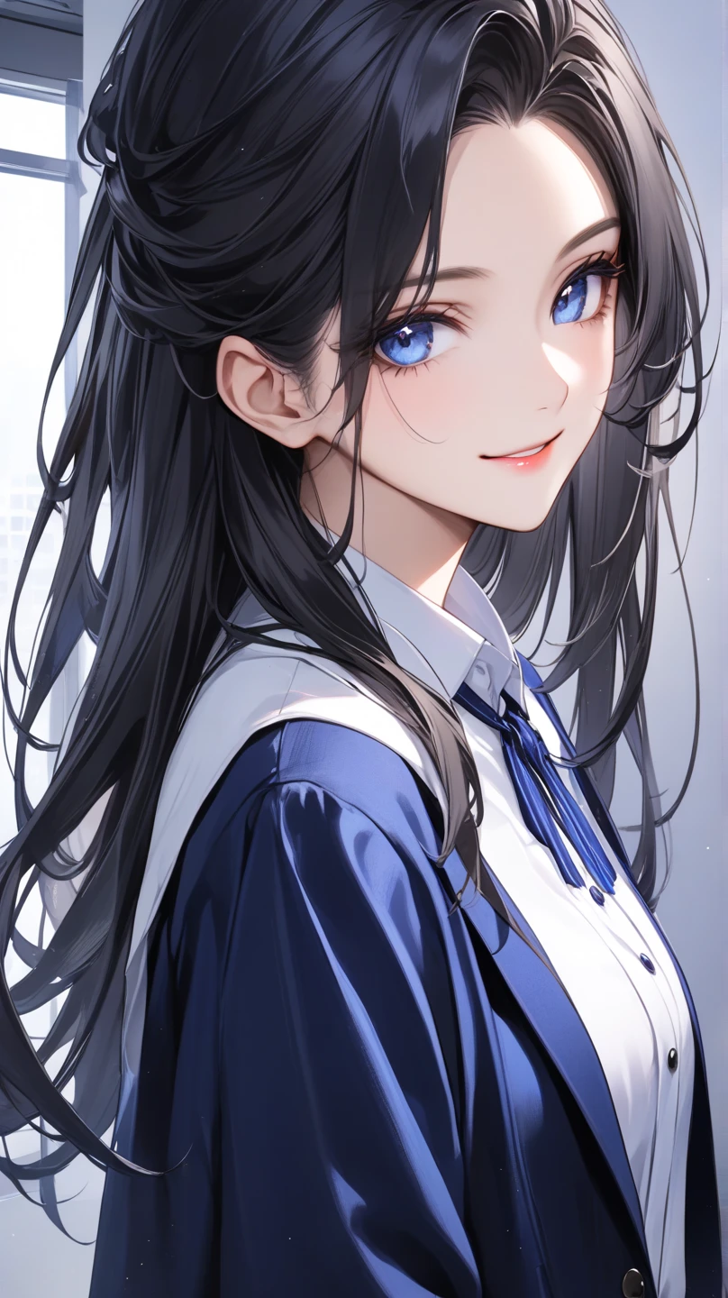 photorealistic, octane render, sharp focus, (8k), (4k), (Masterpiece), (realistic skin texture), extremely detailed, intricate, hyper detailed, soft lighting, high resolution, sharp detail, (best quality, hires, high resolution), extremely detailed, highres, in a dystopian landscape , 1girl, long hair, vibrant blue hair, blue eyes, white hairclip, long white dress, blue trim, showing indifference, <lora:detail_slider_v4:0.6> <lora:Milly_VRMMO:1> ,