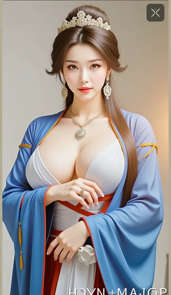 ((  from head to toe)), Three  period paintings  , Female solo ,  Beautiful young woman ,  meme,  perfect hands  , (  black hair ),   set her eyes straight  ,   Excited face , Varied forms of  expression,  Fully varied positions ,   stance,  Sitting position , amazing background ,  Blurred image 